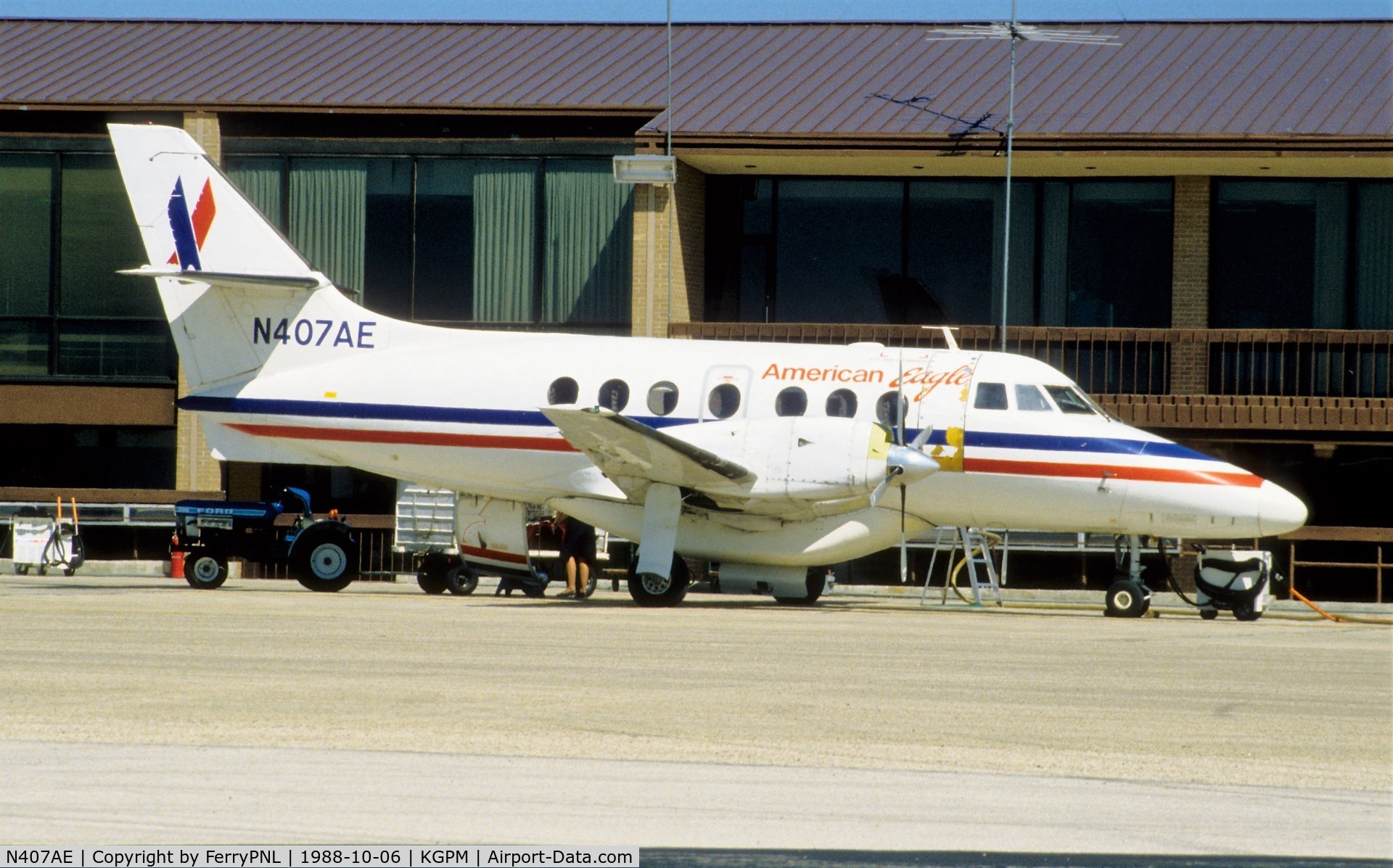 N407AE, 1985 British Aerospace BAe-3101 Jetstream 31 C/N 653, American Aegle BAe31