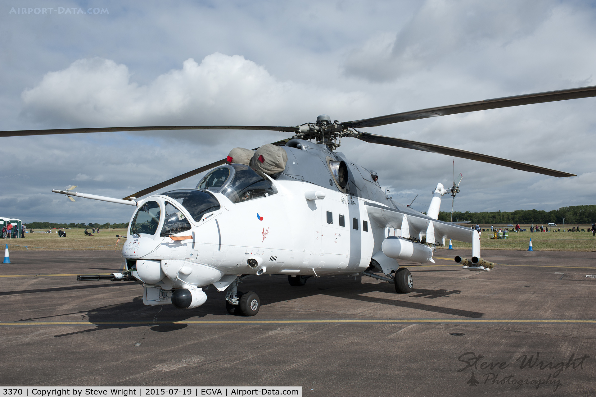 3370, Mil Mi-35 Hind E C/N 203370, RIAT 2015 RAF Fairford UK