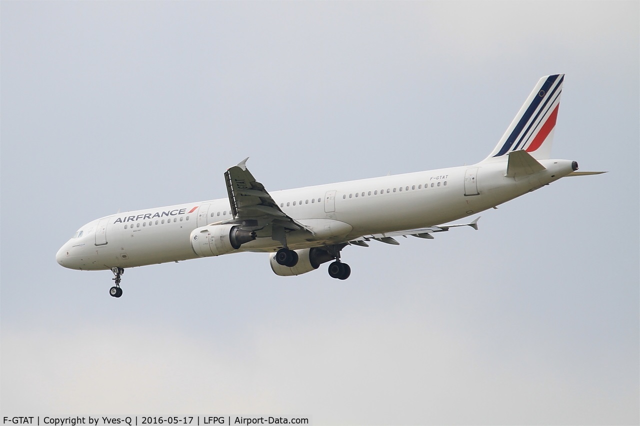 F-GTAT, 2008 Airbus A321-211 C/N 3441, Airbus A321-211, On final rwy 27R, Roissy Charles De Gaulle Airport (LFPG-CDG)