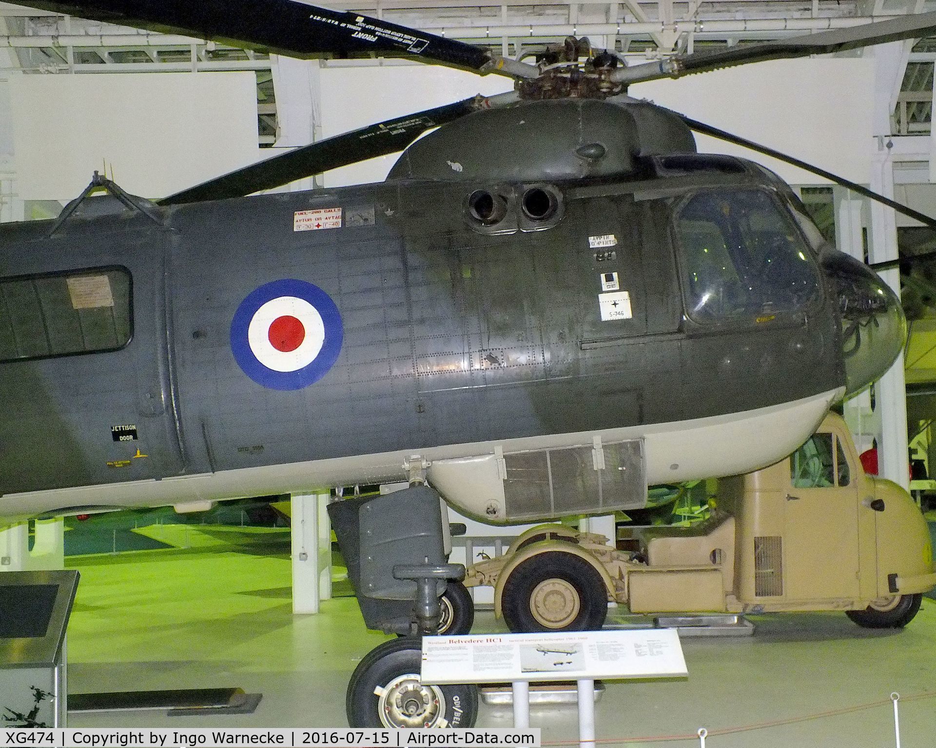 XG474, Bristol Belvedere HC.1 C/N 13365, Bristol 192 Belvedere HC1 at the RAF-Museum, Hendon