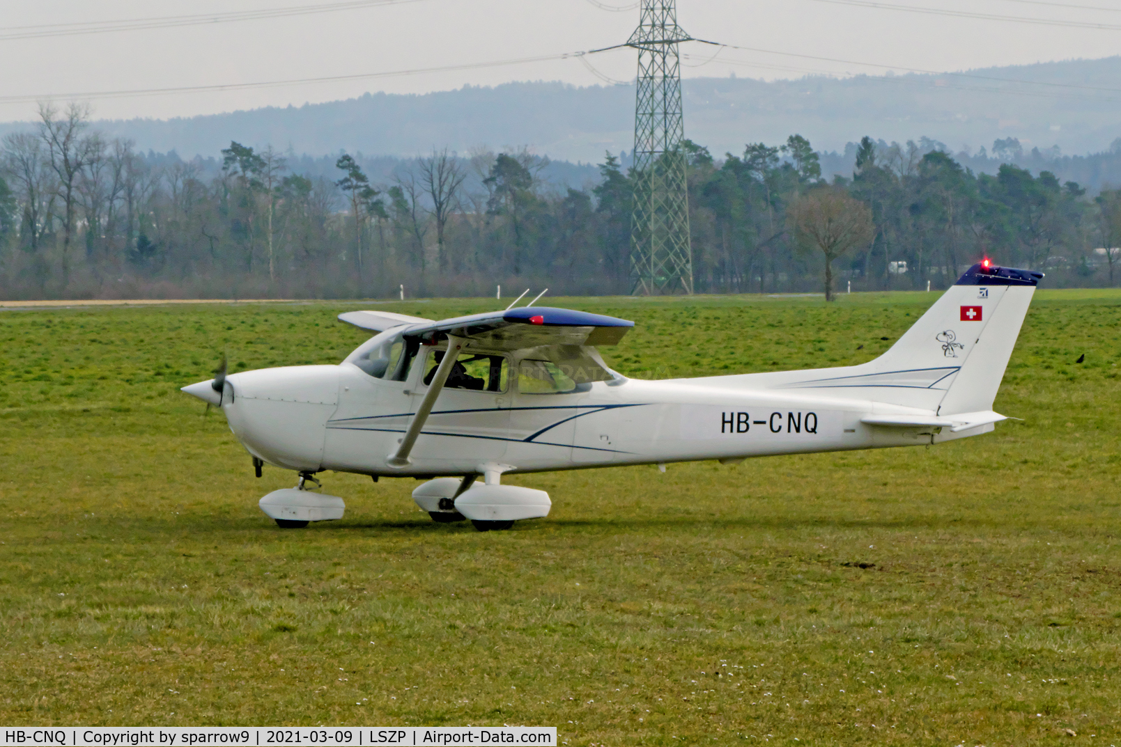 HB-CNQ, 1979 Reims F172N Skyhawk C/N 1789, Now airworthy, at its Base Biel-Kappelen.