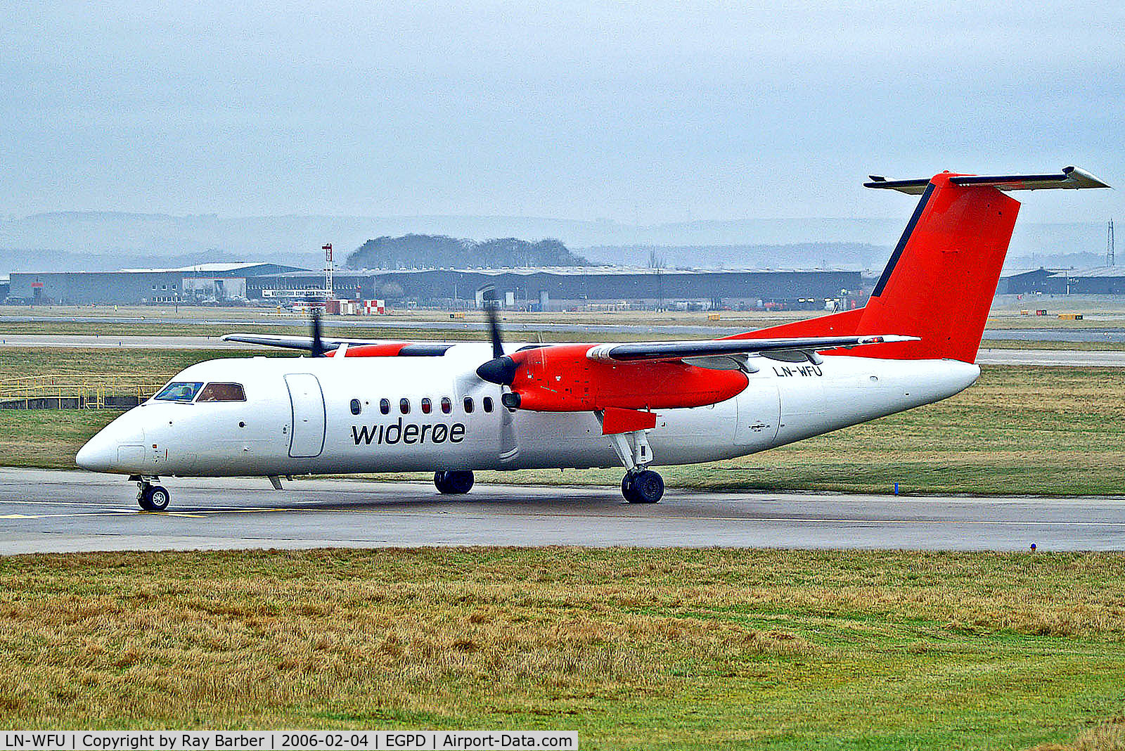 LN-WFU, 2003 De Havilland Canada DHC-8-311 Dash 8 C/N 592, LN-WFU   De Havilland Canada DHC-8Q-311 Dash 8 [534] (Wideroe) Aberdeen-Dyce~G 04/02/2006