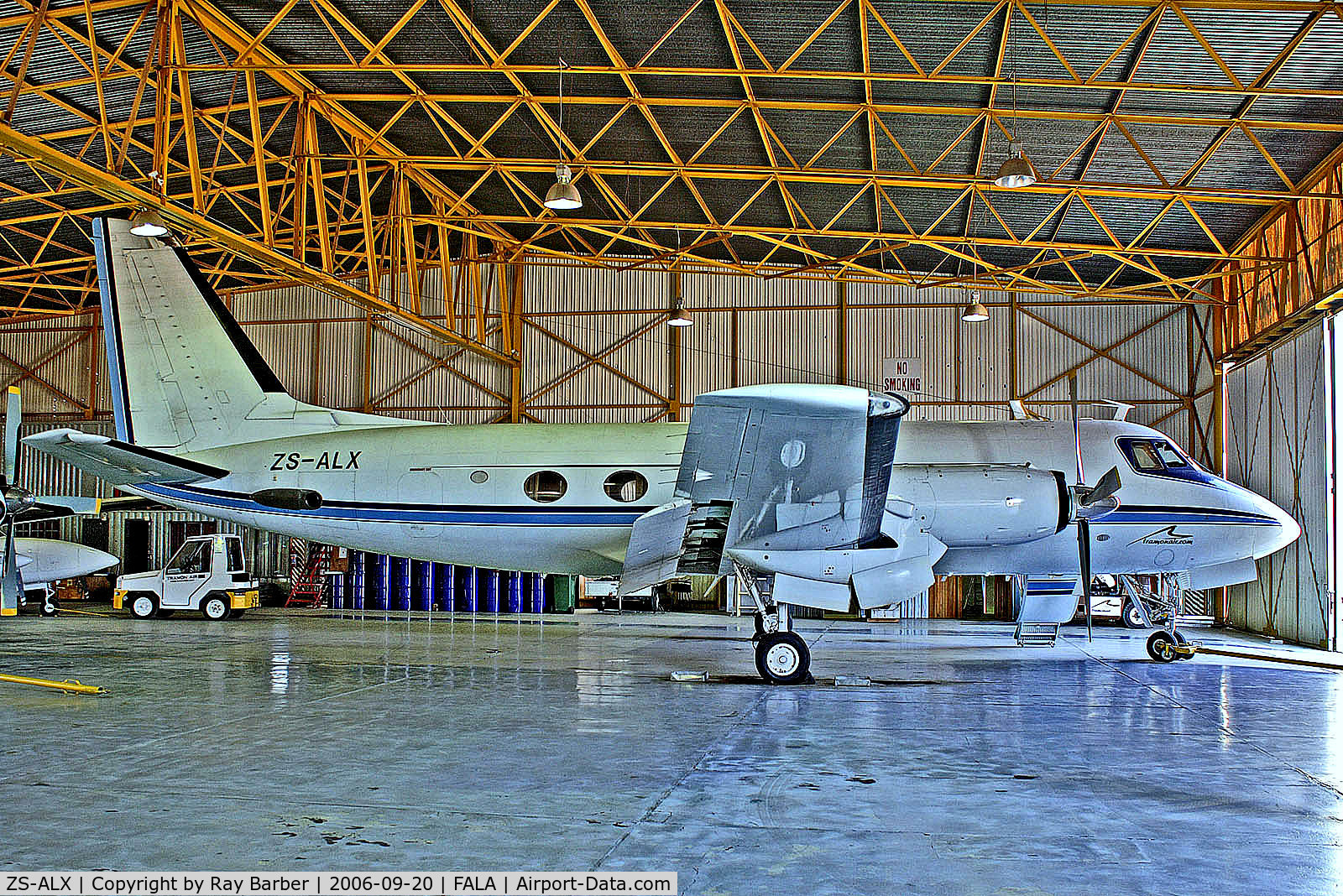 ZS-ALX, 1962 Grumman G-159 Gulfstream 1 C/N 86, ZS-ALX   Grumman G-159 Gulfstream I [086] (Tramon Air) Lanseria~ZS 20/09/2006