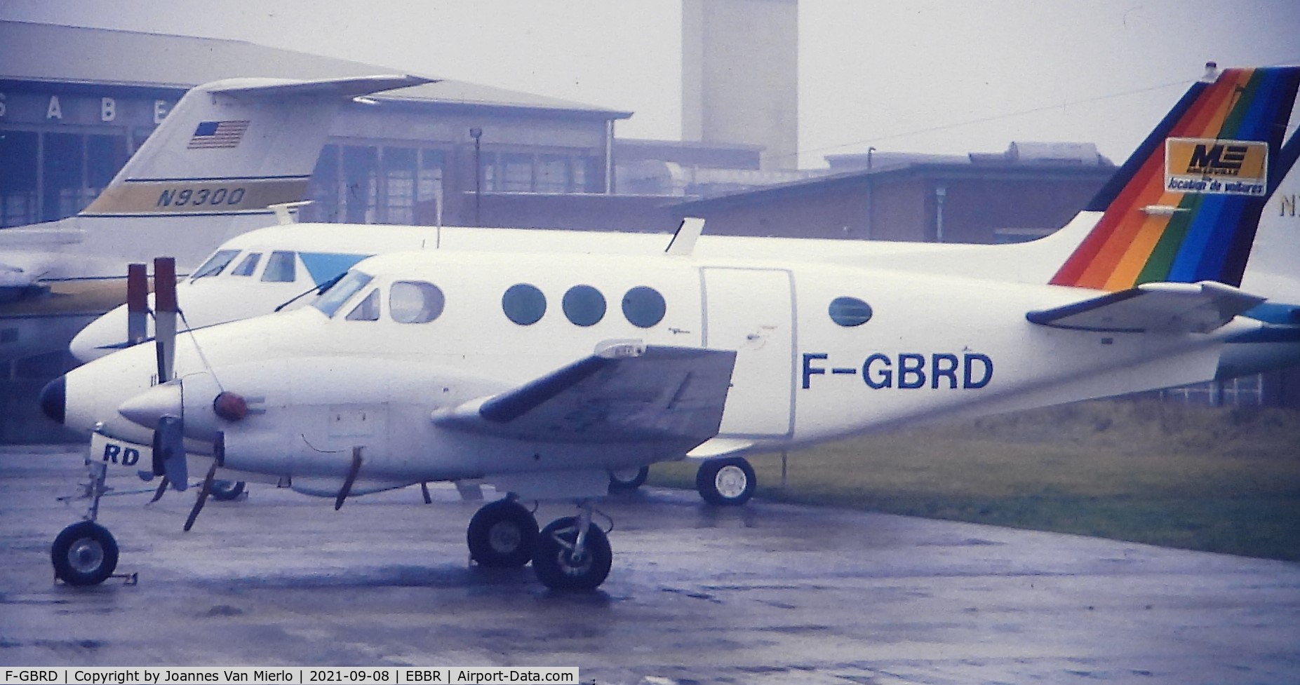 F-GBRD, 1974 Beech E90 King Air C/N LW-91, Slide scan