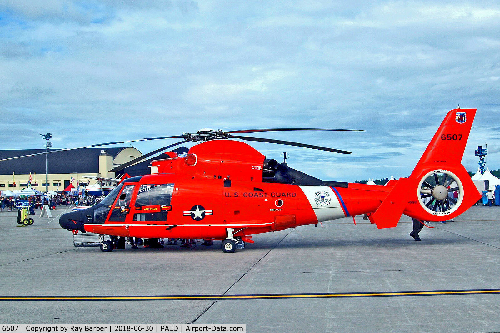 6507, Aérospatiale MH-65D Dolphin C/N 6056, 6507   Aerospatiale MH-65D Dolphin [6056] (United States Coast Guard) Elmendorf AFB~N 30/06/2018