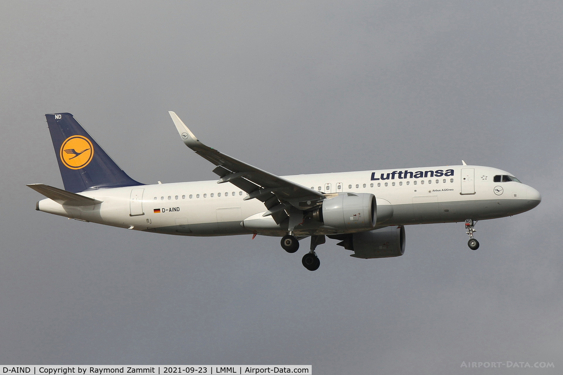 D-AIND, 2016 Airbus A320-271NEO C/N 7078, A320 D-AIND Lufthansa