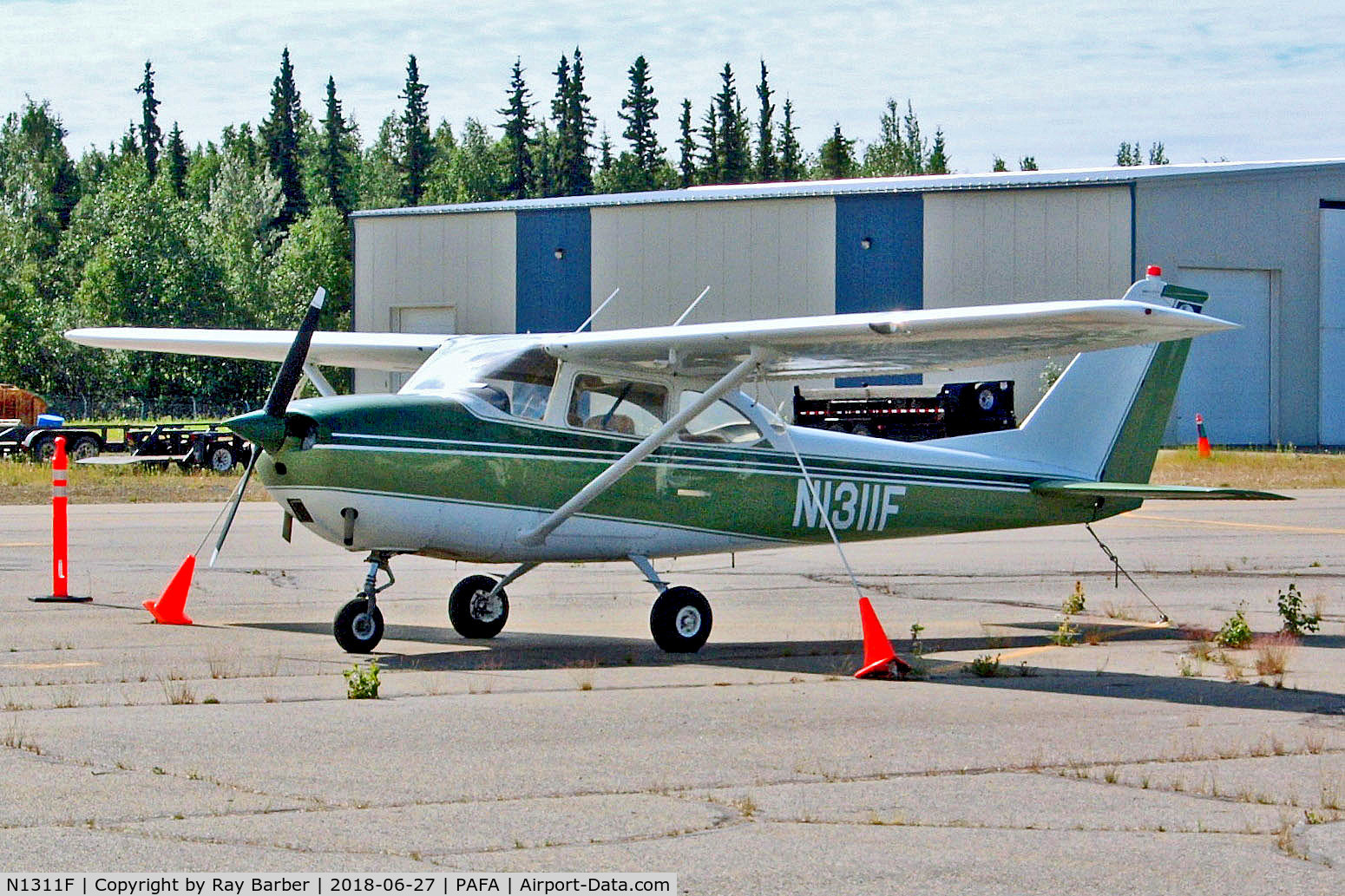 N1311F, 1966 Cessna 172G C/N 17254806, N1311F   Cessna 172G Skyhawk [172-54806] Fairbanks~G 27/06/2018