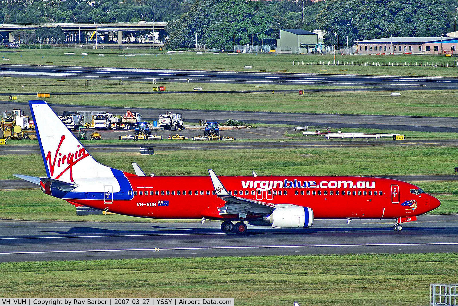 VH-VUH, 2006 Boeing 737-8FE C/N 34440/2003, VH-VUH   Boeing 737-8FE [34440] (Virgin Blue Airlines) Sydney-Kingsford Smith Int'l~VH 27/03/2007