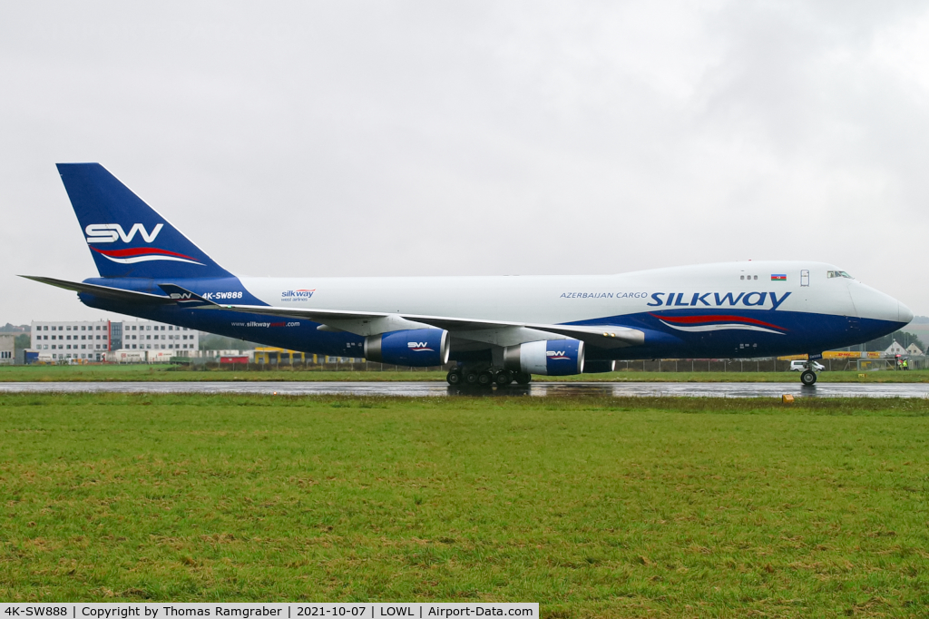 4K-SW888, 1999 Boeing 747-4R7F/SCD C/N 29730, Silk Way West Airlines Boeing 747-4R7(F/SCD)