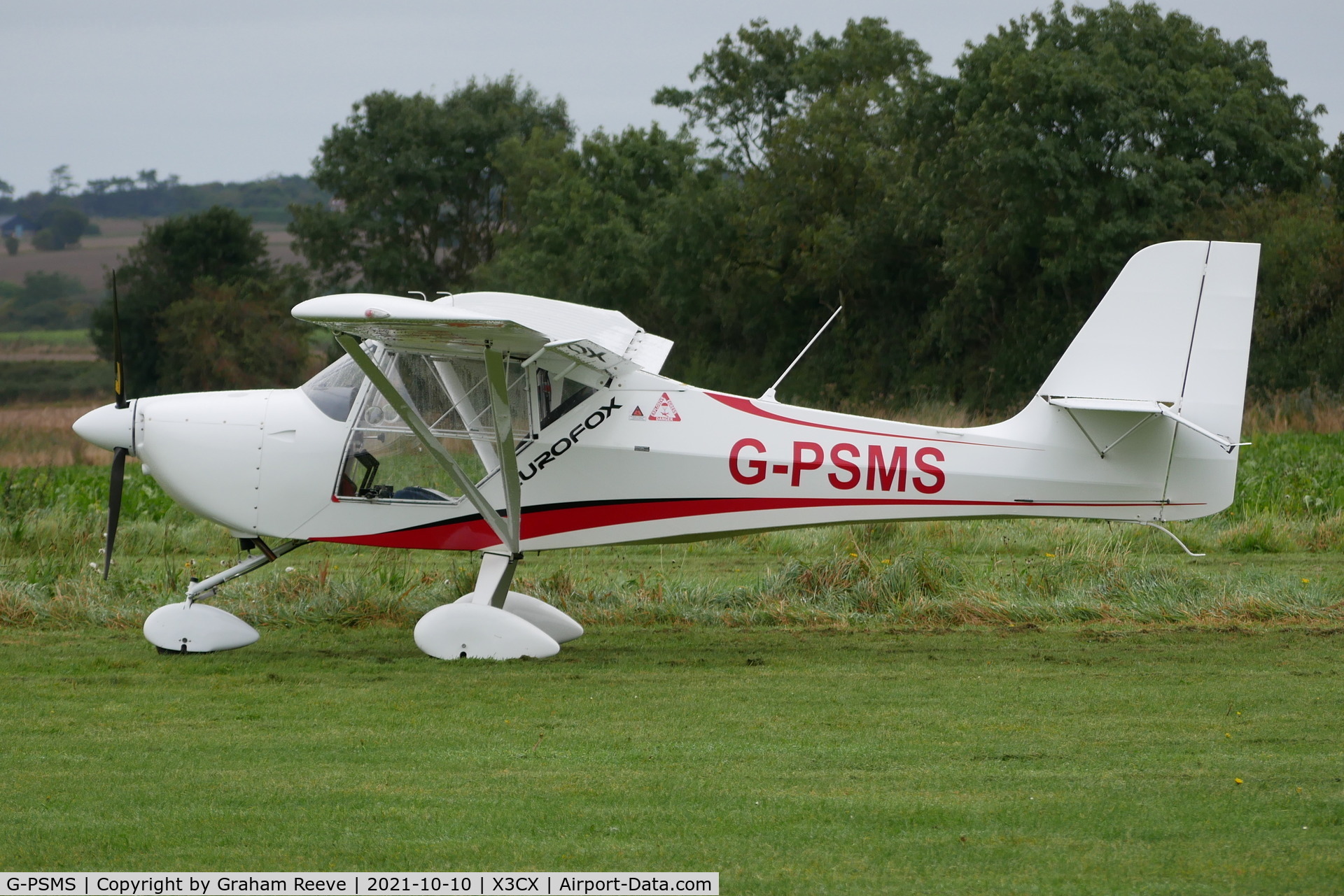 G-PSMS, 2013 Aeropro EuroFox 912(S) C/N BMAA/HB/635, Parked at Northrepps.