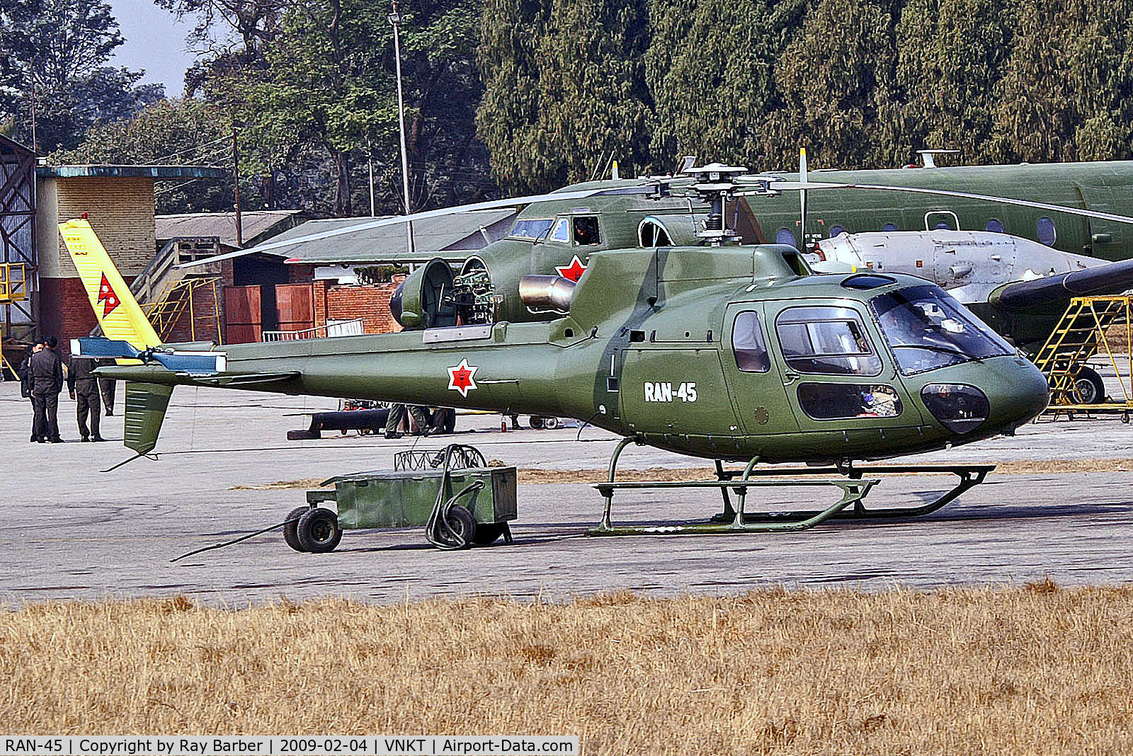 RAN-45, 2002 Eurocopter AS.350B2 Squirrel C/N 3647, RAN-45   Eurocopter AS.350B2 Squirrel [3647] (Royal Nepal Army Air Wing) Kathmandu-Tribhuvan Int'l~9N 04/02/2009