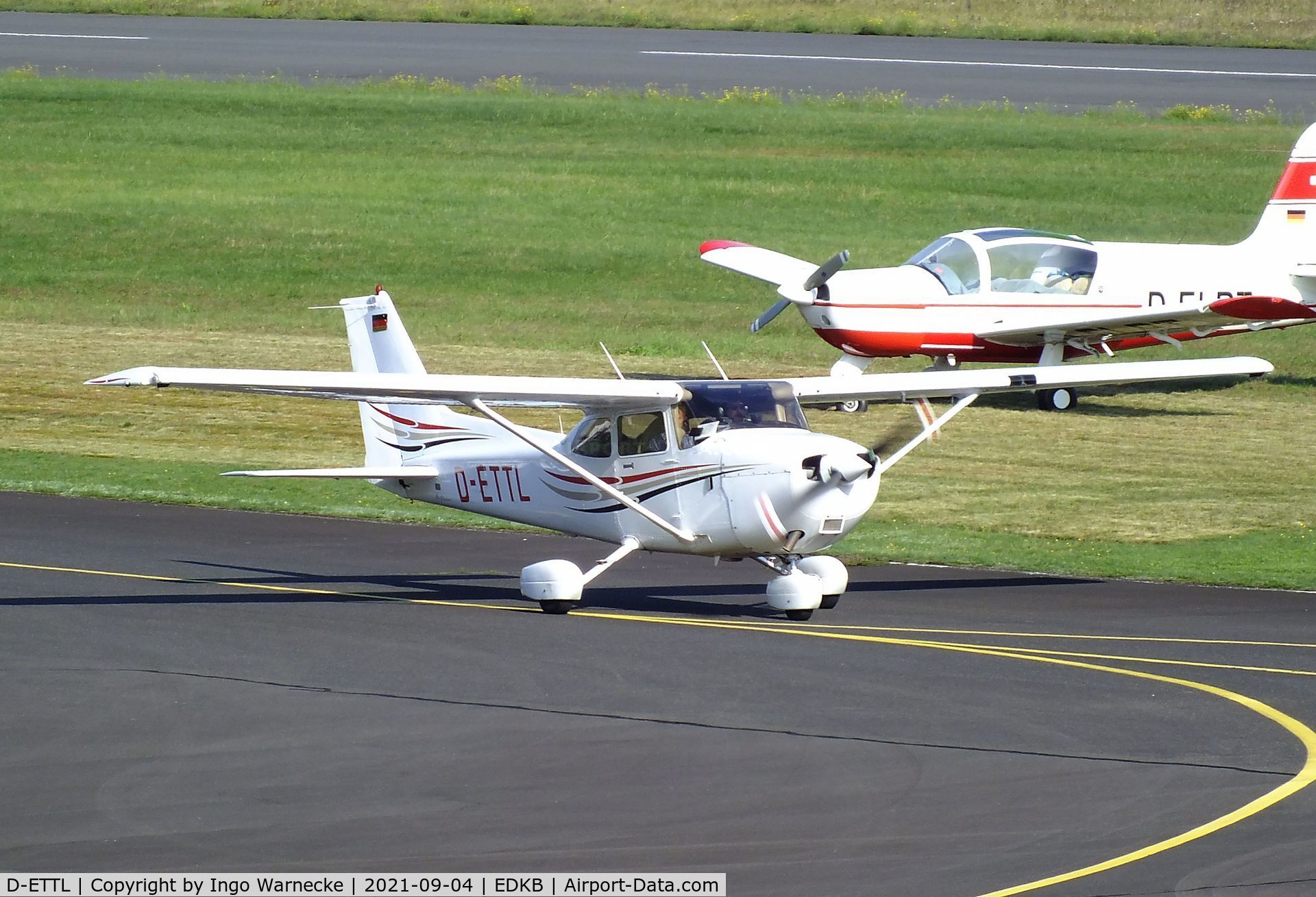 D-ETTL, 2004 Cessna 172R Skyhawk C/N 17281217, Cessna 172R Skyhawk at Bonn-Hangelar airfield during the Grumman Fly-in 2021