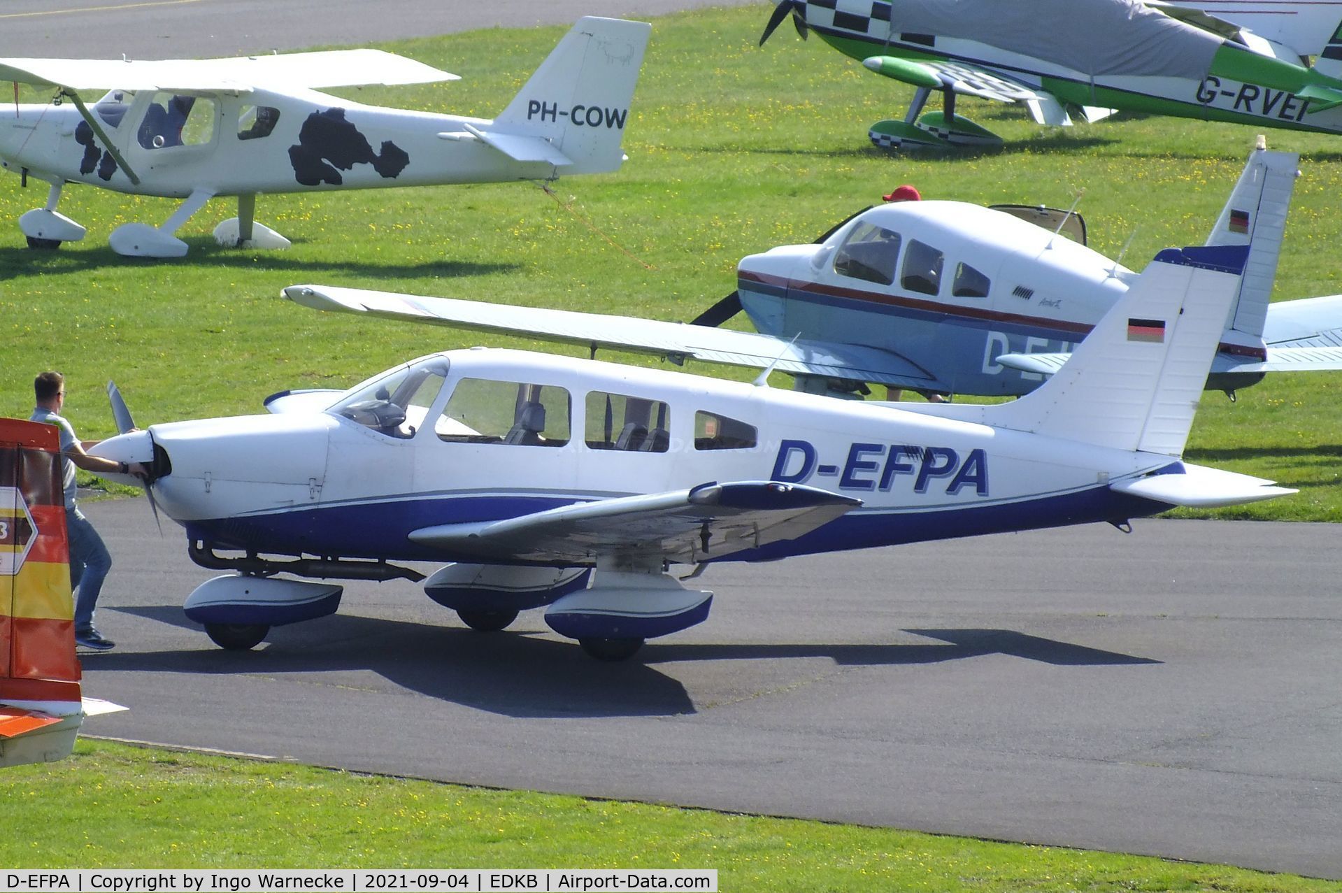 D-EFPA, 1978 Piper PA-28-181 C/N 28-90077, Piper PA-28-181 Archer II at Bonn-Hangelar airfield during the Grumman Fly-in 2021