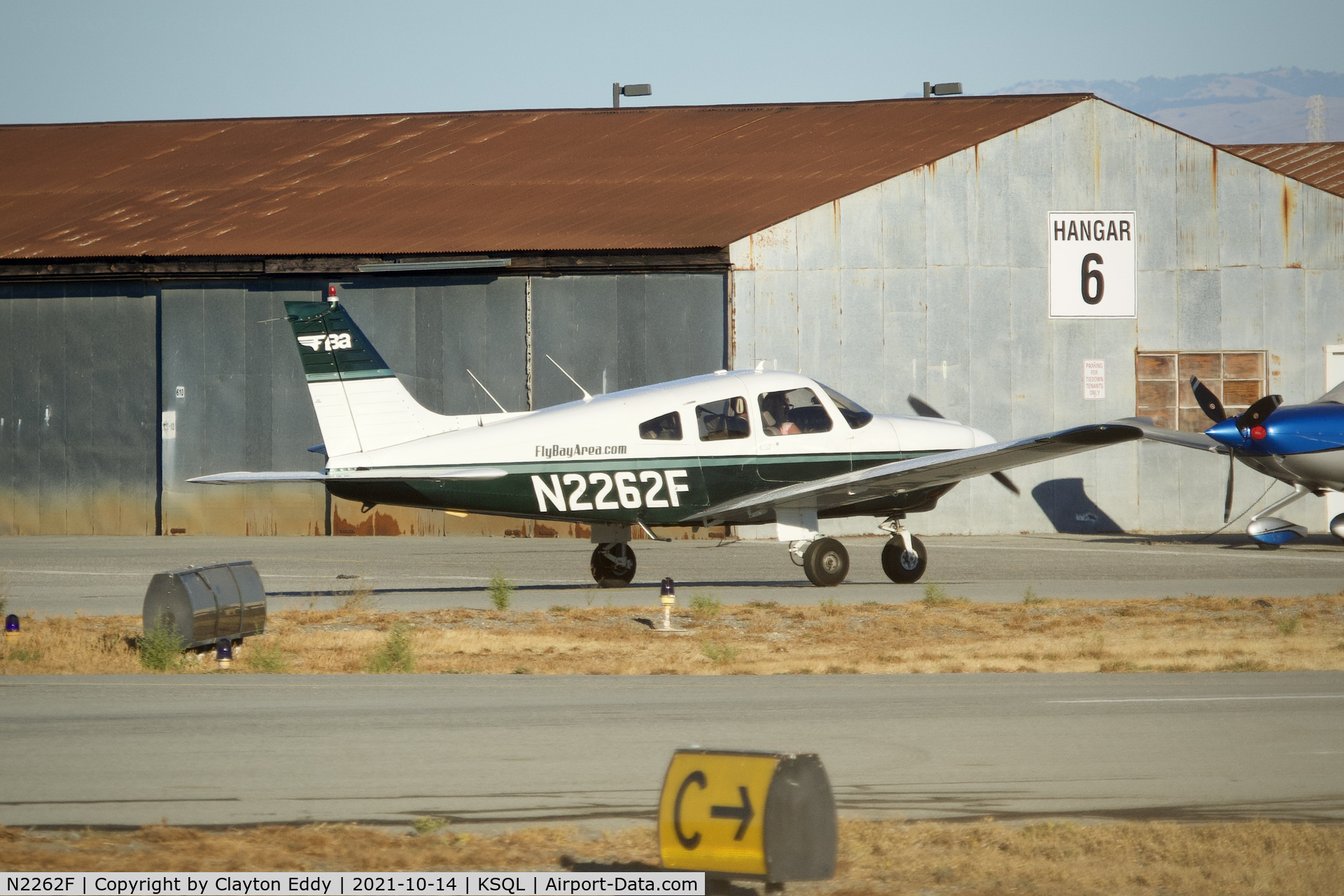 N2262F, 1978 Piper PA-28-181 C/N 28-7990074, San Carlos airport California 2021.