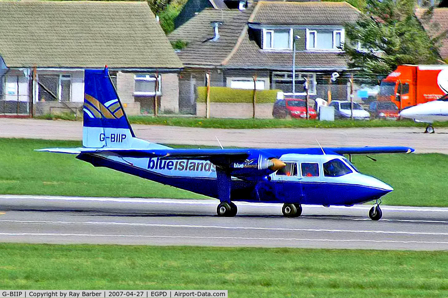 G-BIIP, 1981 Britten-Norman BN-2B-26 Islander C/N 2103, G-BIIP   Britten-Norman BN-2B-26 Islander [2103] (Blue Islands) Aberdeen-Dyce~G 27/04/2007