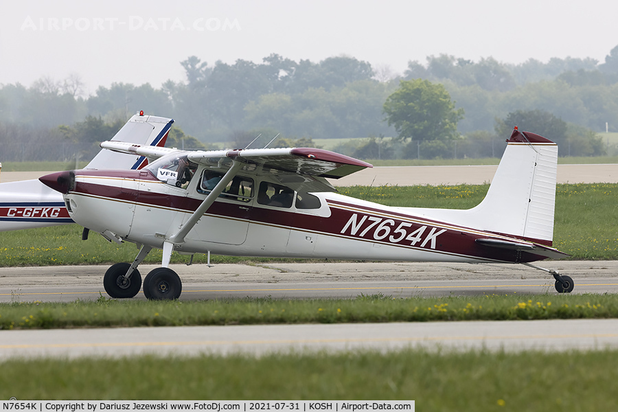 N7654K, 1976 Cessna 180J C/N 18052695, Cessna 180J Skywagon  C/N 18052695, N7654K