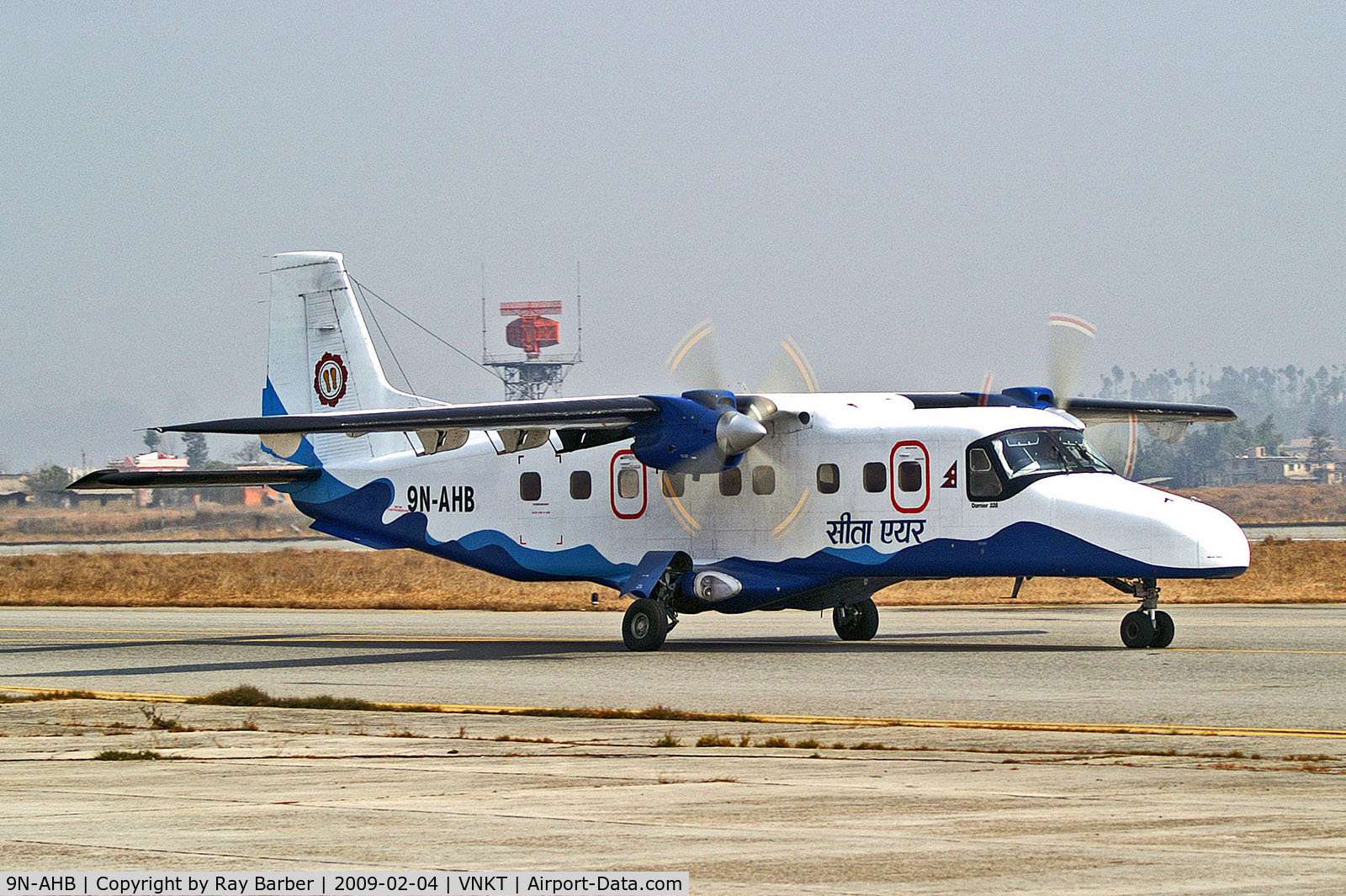 9N-AHB, 1989 Dornier 228-202K C/N 8169, 9N-AHB   Dornier Do-228-202 [8169] (Sita Air) Kathmandu-Tribhuvan Int'l~9N 04/02/2009