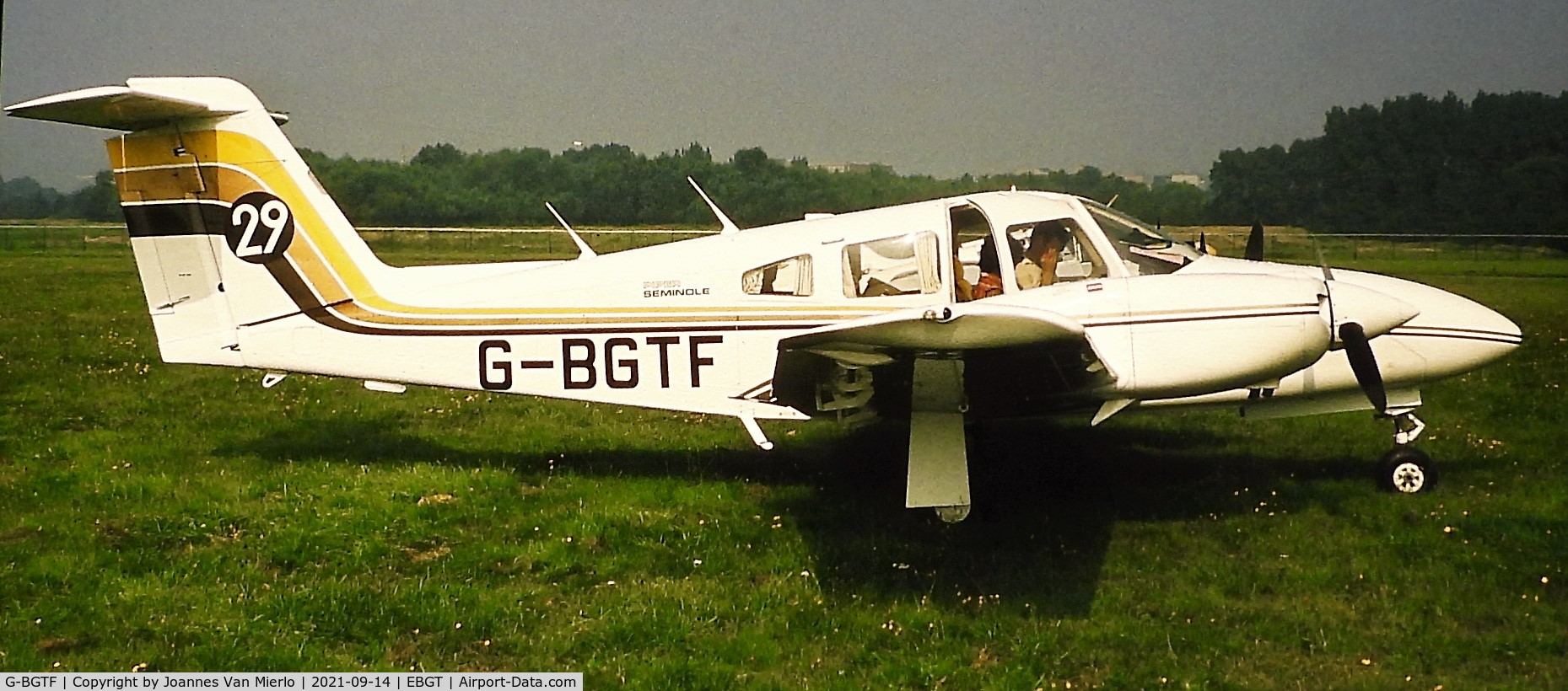G-BGTF, 1979 Piper PA-44-180 Seminole Seminole C/N 44-7995287, Slide scan
