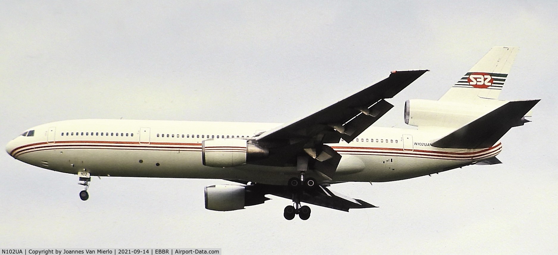 N102UA, 1972 McDonnell Douglas DC-10-10 C/N 46905, Slide scan