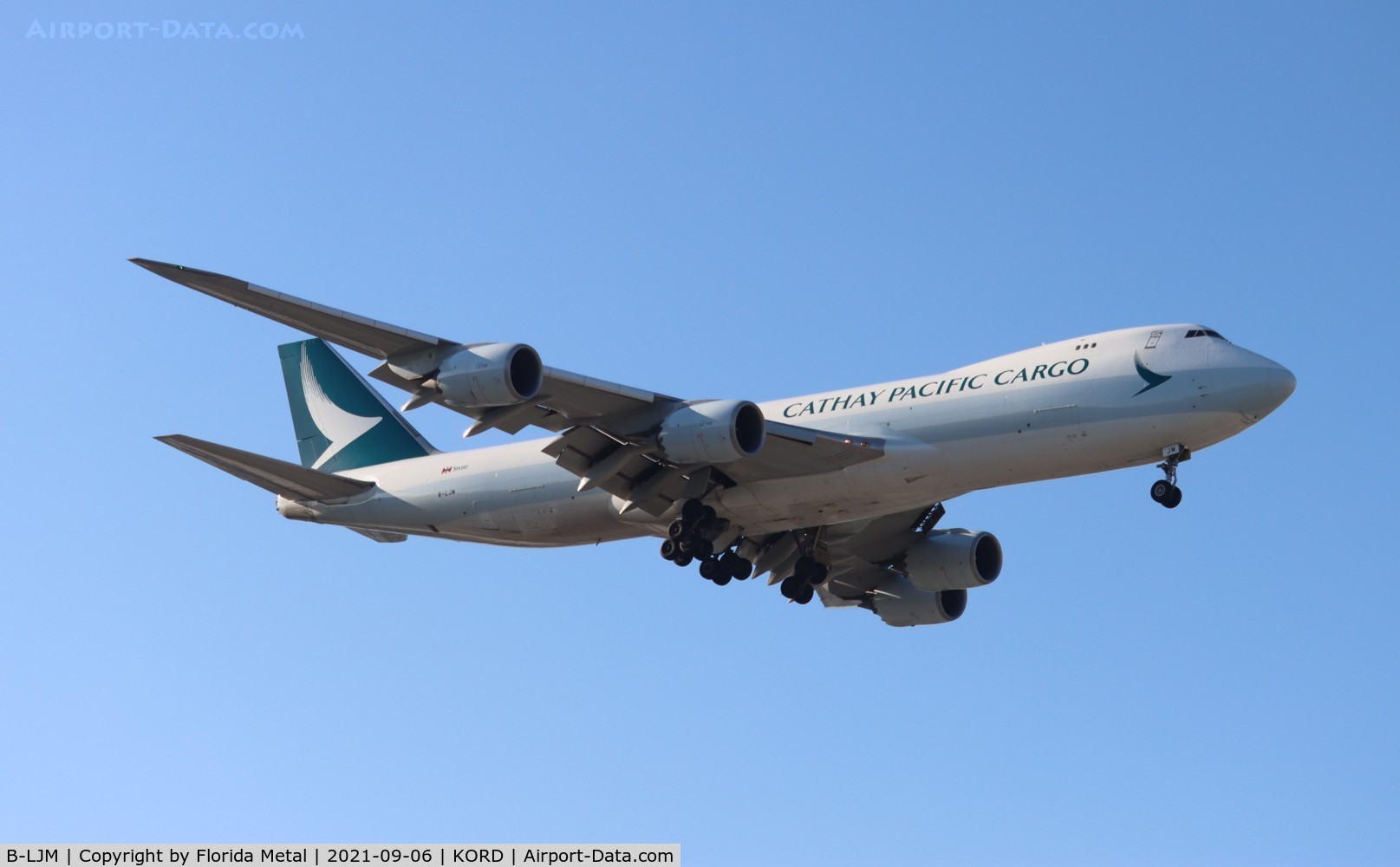 B-LJM, 2013 Boeing 747-867F/SCD C/N 43825, KORD spotting 2021