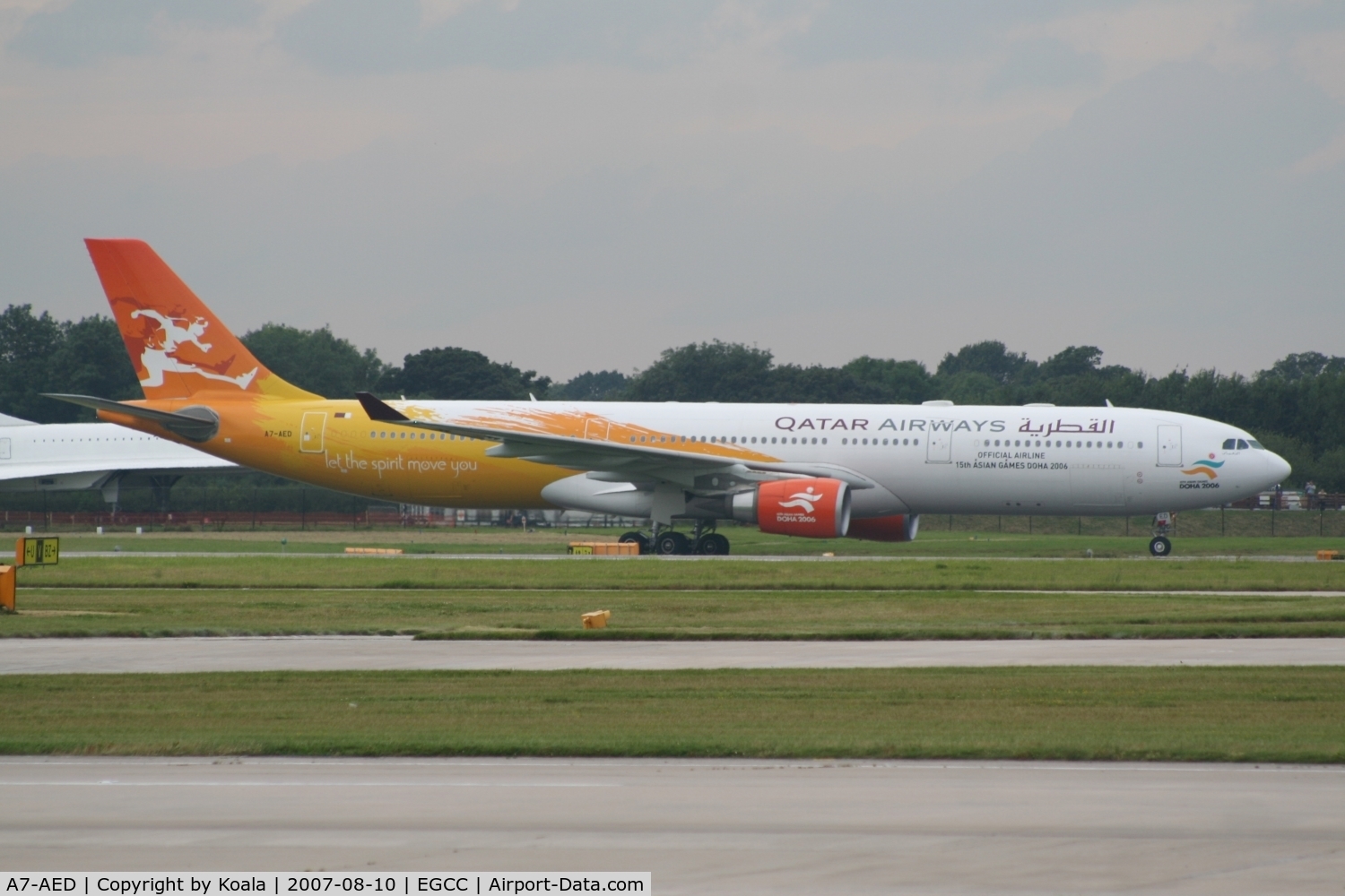 A7-AED, 2005 Airbus A330-302 C/N 680, Special livery