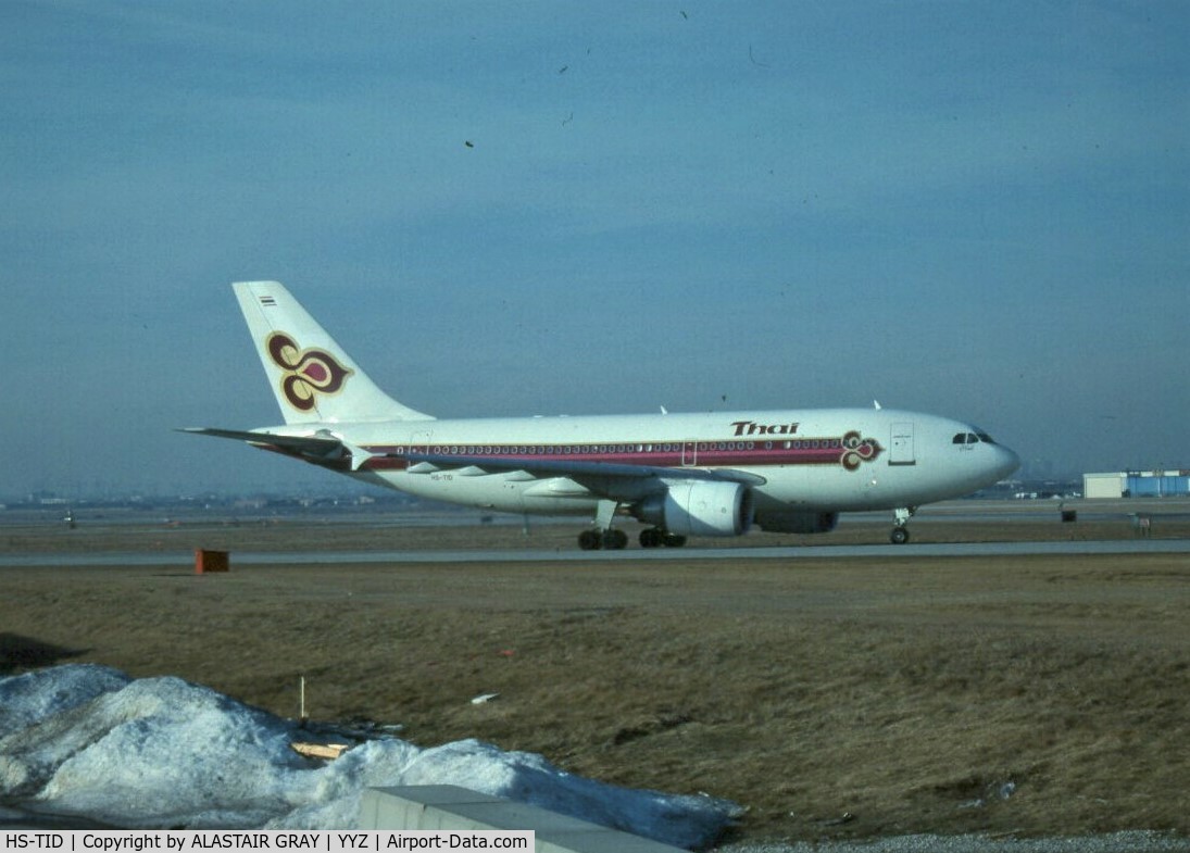HS-TID, 1987 Airbus A310-304 C/N 438, Shame this plane crashed a few years after this was taken