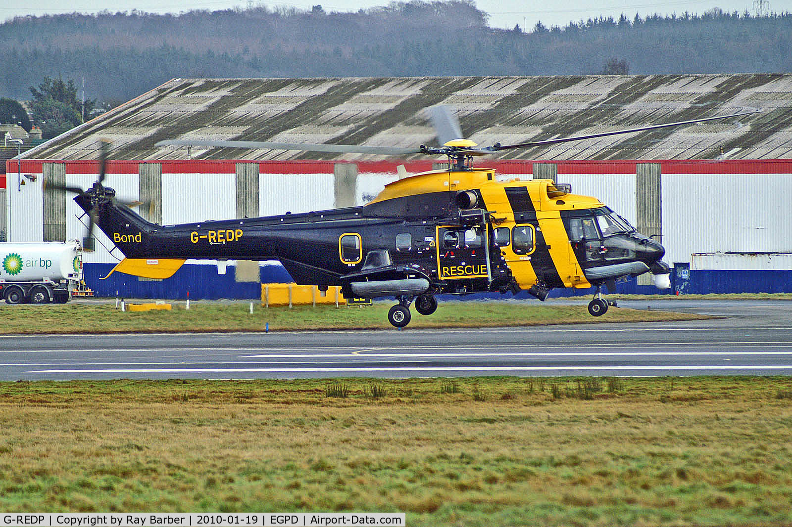 G-REDP, 2005 Eurocopter AS-332L-2 Super Puma C/N 2634, G-REDP   Eurocopter AS.332L2 Super Puma [2634] Aberdeen-Dyce~G 19/01/2010