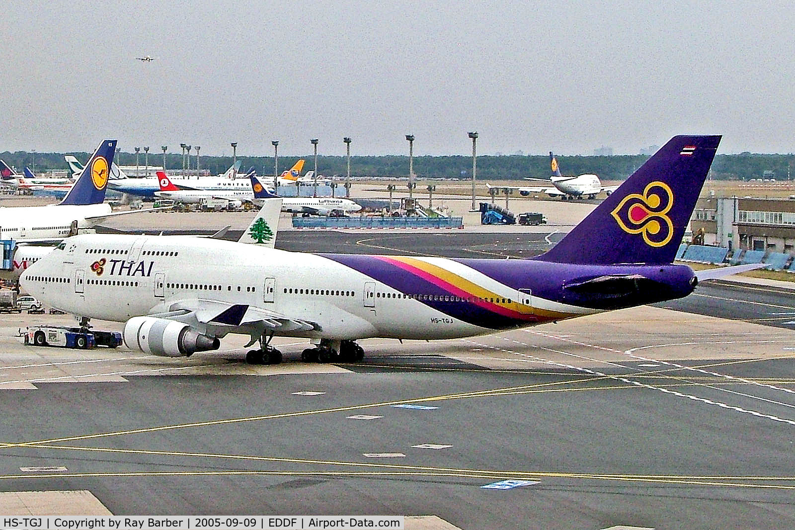 HS-TGJ, 1990 Boeing 747-4D7 C/N 24459, HS-TGJ   Boeing 747-4D7 [24459] (Thai Airways International) Frankfurt Int~D 09/09/2005