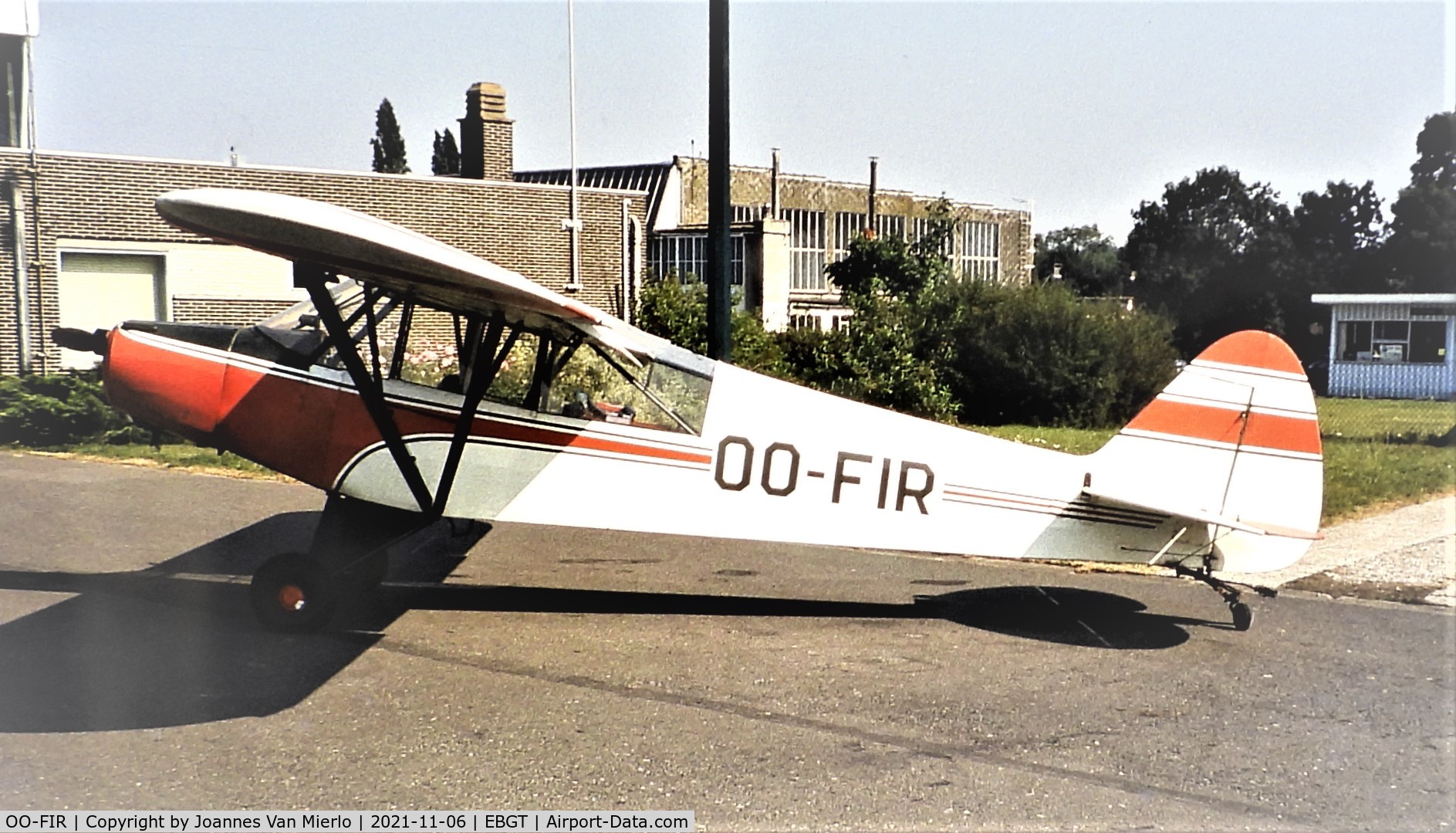 OO-FIR, 1951 Piper L-18C Super Cub (PA-18-95) C/N 18-1371, Slide scan