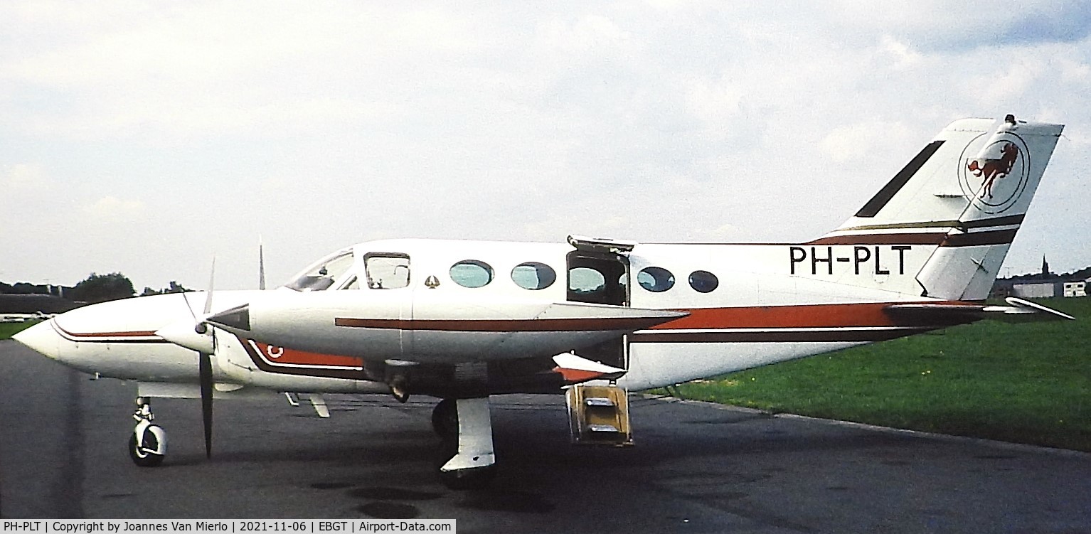 PH-PLT, 1974 Cessna 421B Golden Eagle C/N 421B0593, Slide scan