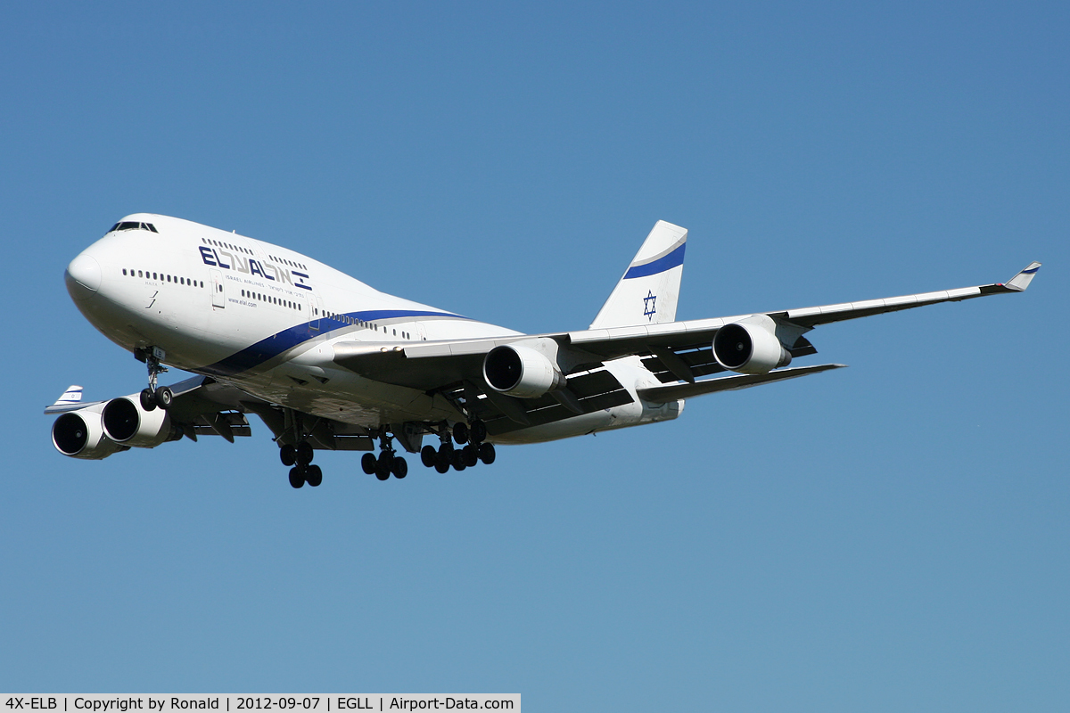 4X-ELB, 1994 Boeing 747-458 C/N 26056, at lhr