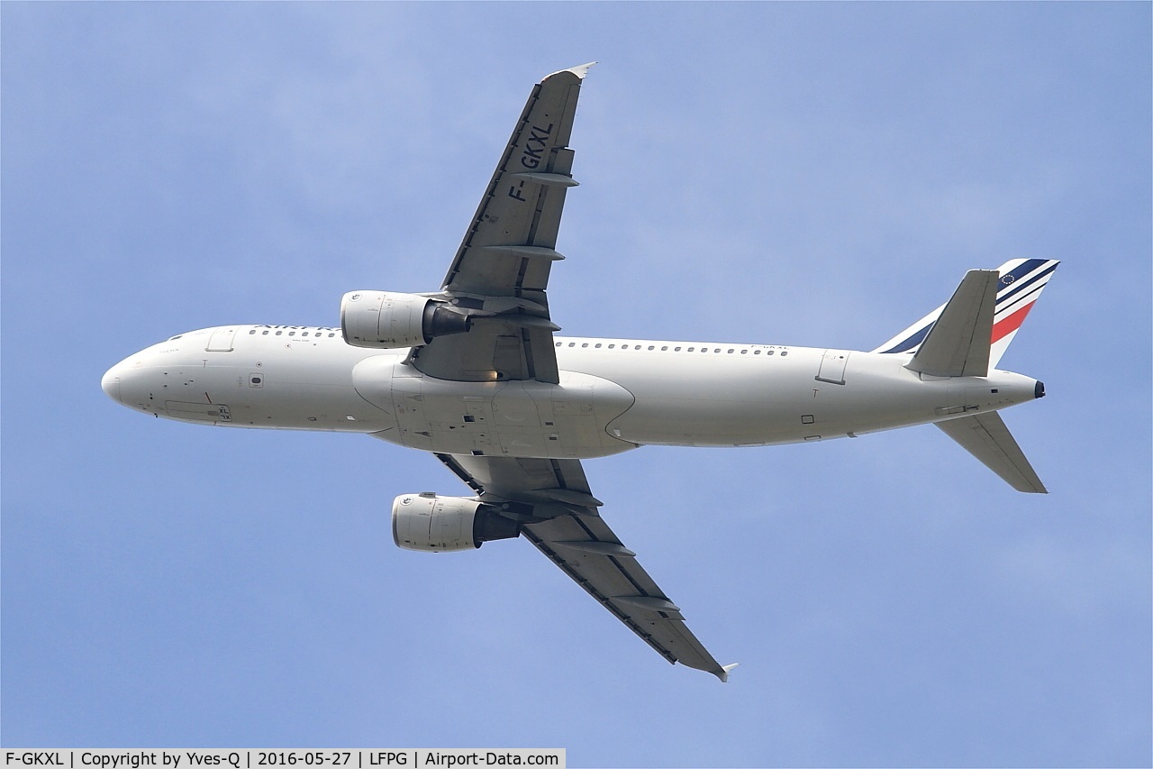 F-GKXL, 2006 Airbus A320-214 C/N 2705, Airbus A320-214, Climbing from rwy 27L, Roissy Charles De Gaulle airport (LFPG-CDG)