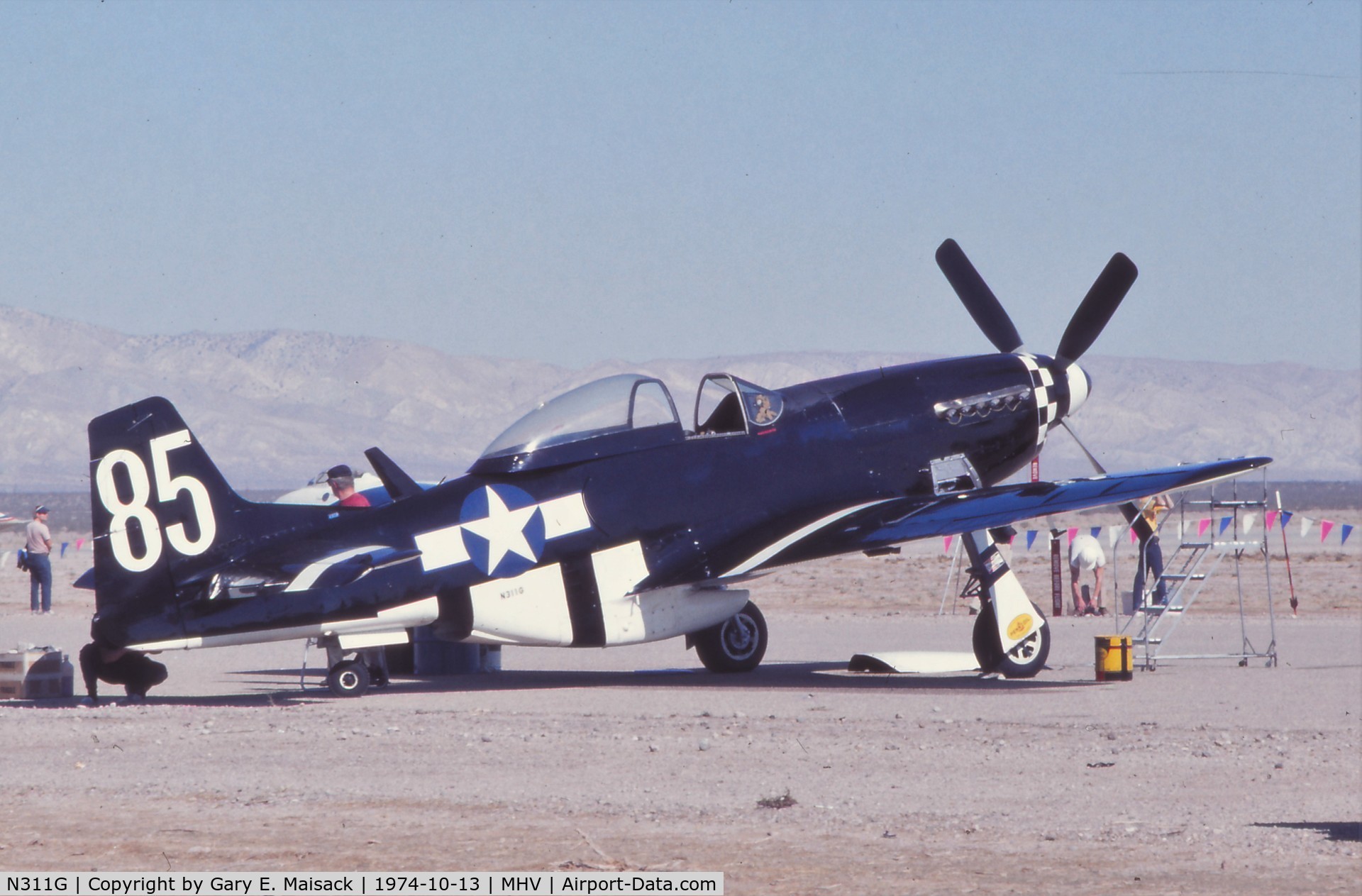 N311G, 1958 North American F-51D Mustang C/N 44-72145, Mojave Air Races, CA