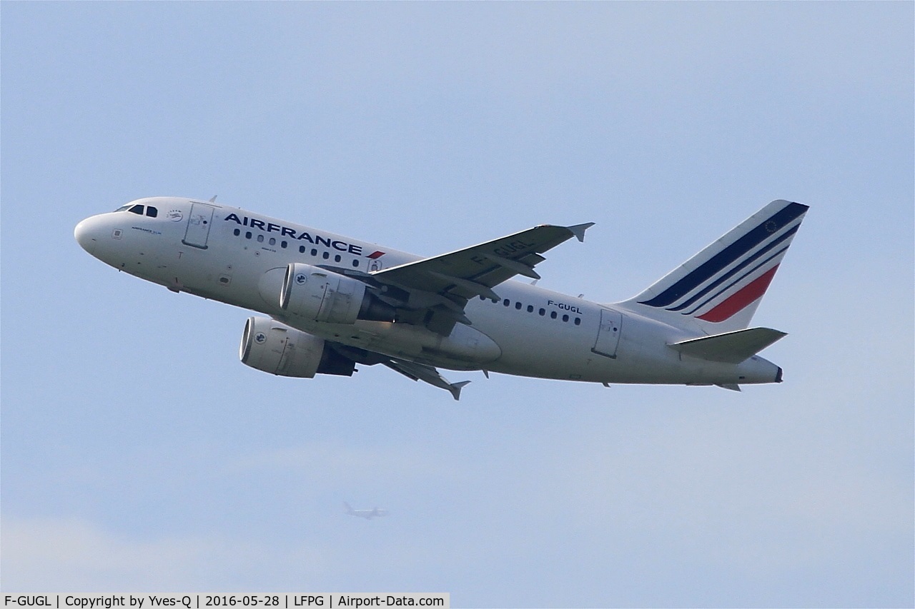 F-GUGL, 2006 Airbus A318-111 C/N 2686, Airbus A318-111, Climbing from rwy 08L, Roissy Charles De Gaulle airport (LFPG-CDG)