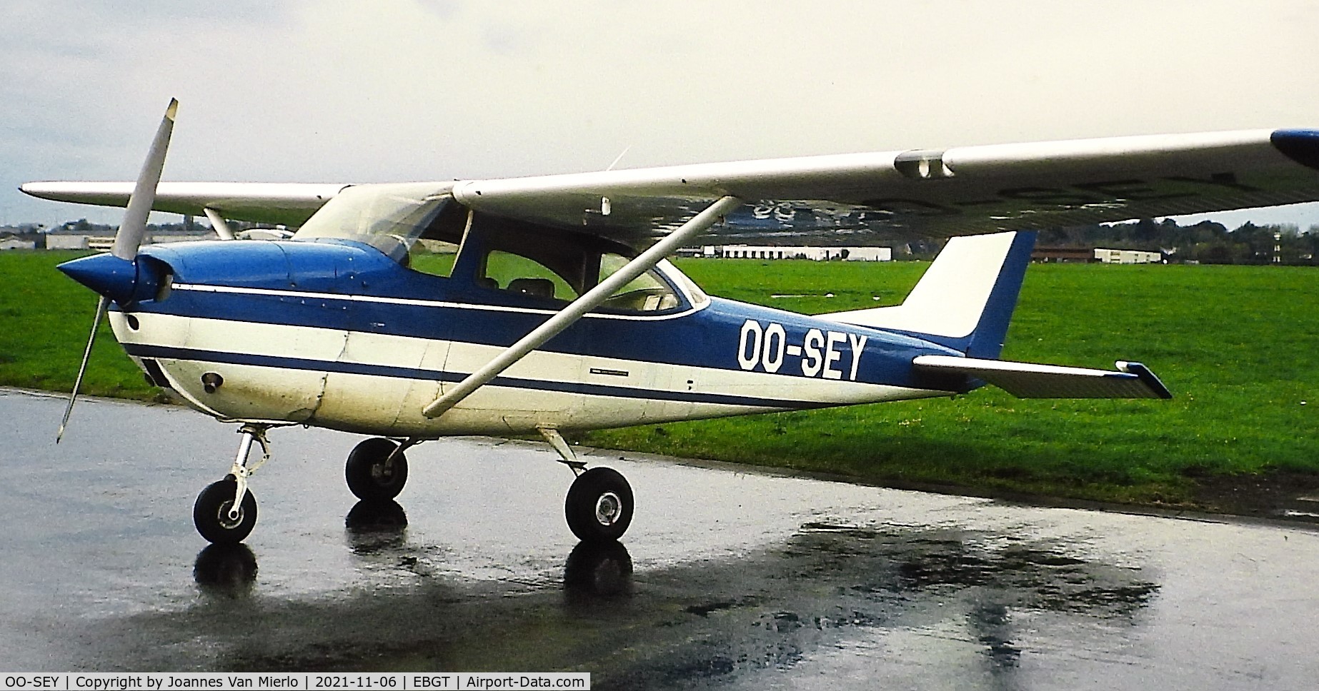 OO-SEY, 1965 Reims F172M Skyhawk Skyhawk C/N 0214, Slide scan