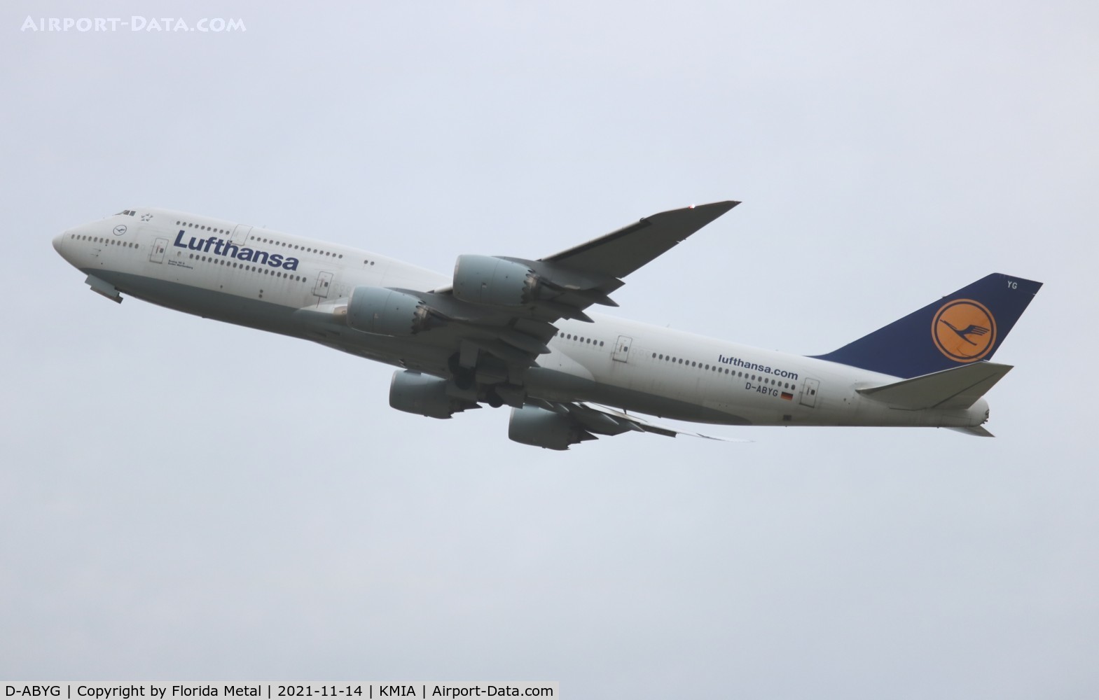 D-ABYG, 2013 Boeing 747-830 C/N 37831, Lufthansa 747-8