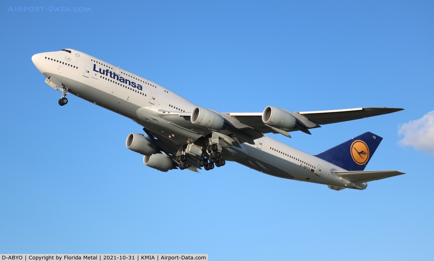 D-ABYO, 2014 Boeing 747-830 C/N 37841, Lufthansa