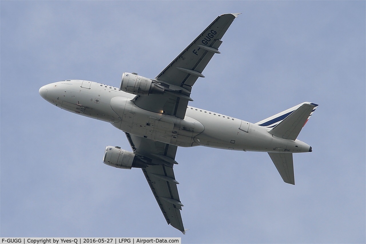F-GUGG, 2004 Airbus A318-111 C/N 2317, Airbus A318-111, Climbing from rwy 27L, Roissy Charles De Gaulle airport (LFPG-CDG)