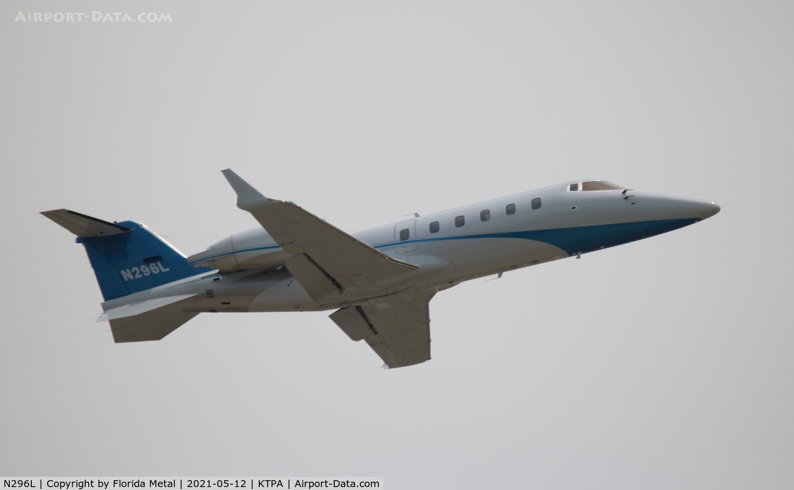 N296L, 2005 Learjet Inc 60 C/N 296, TPA 2021