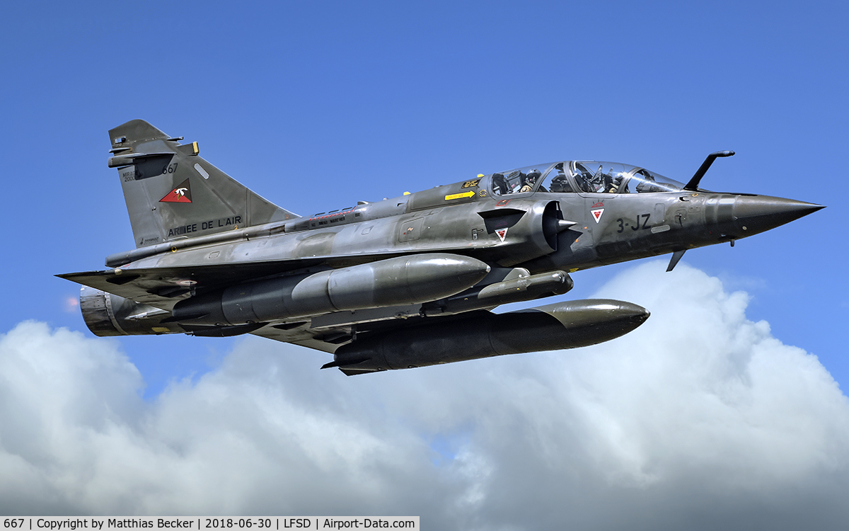 667, Dassault Mirage 2000D C/N 541, 667