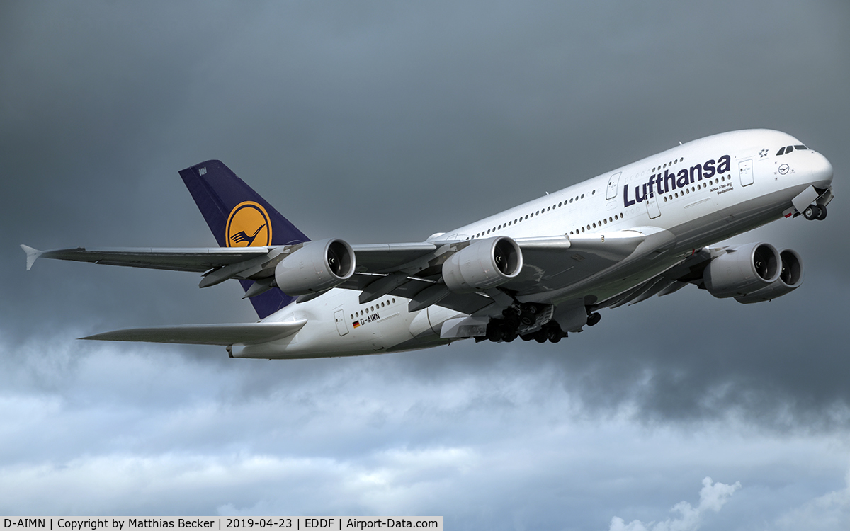 D-AIMN, 2014 Airbus A380-841 C/N 177, D-AIMN