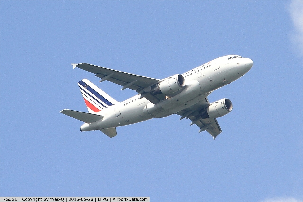 F-GUGB, 2003 Airbus A318-111 C/N 2059, Airbus A318-111, Climbing from rwy 06R, Roissy Charles De Gaulle airport (LFPG-CDG)