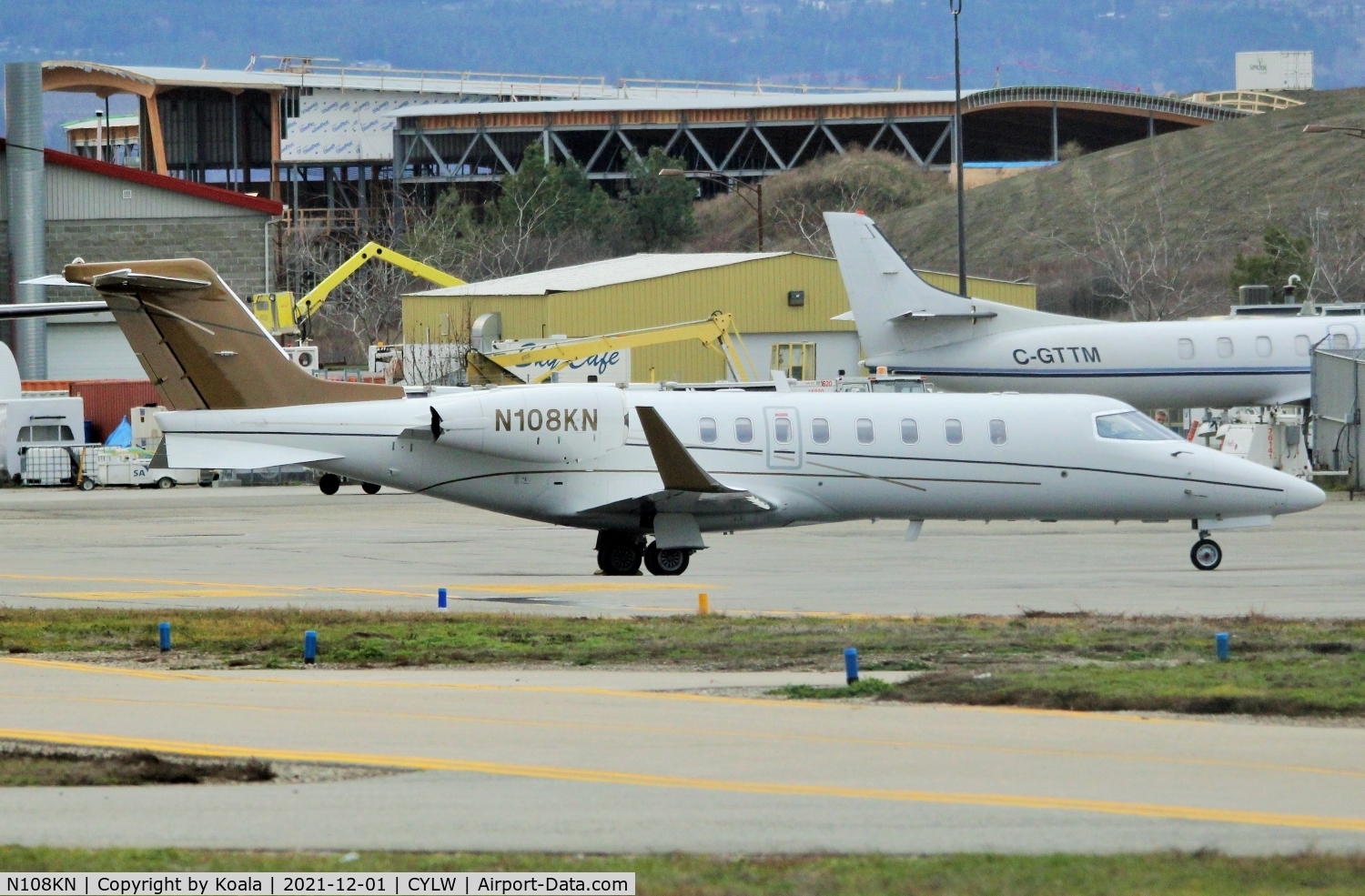 N108KN, 2007 Learjet 45 C/N 45-336, Just landed...