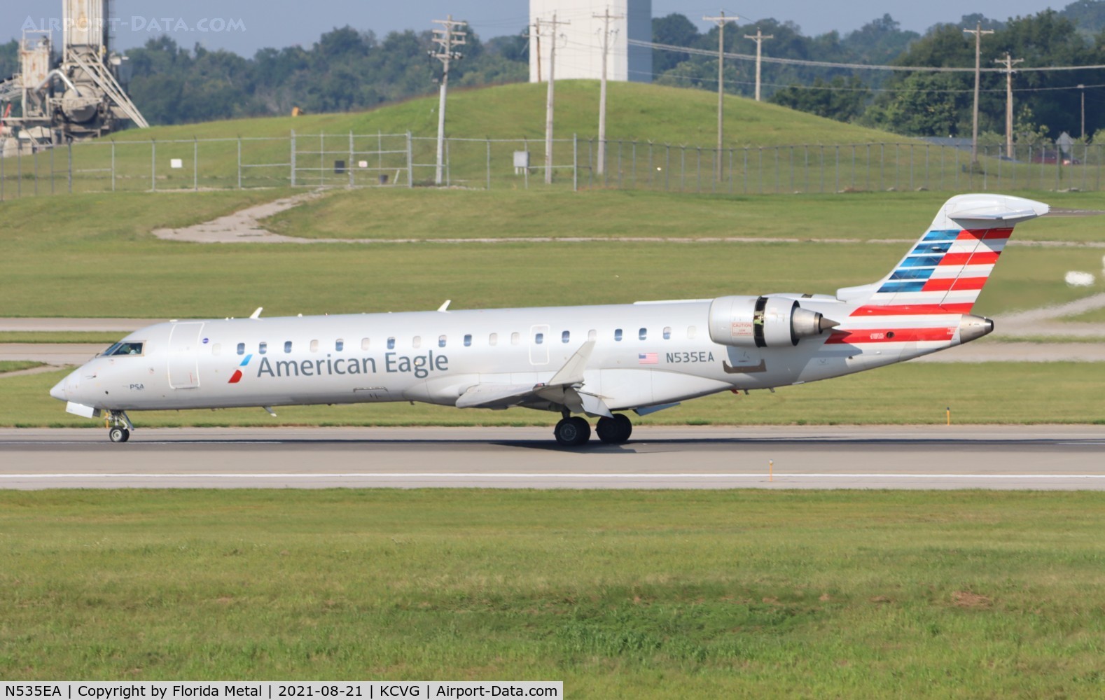 N535EA, Bombardier CRJ-702 (CL-600-2C10) Regional Jet C/N 10313, CVG 2021