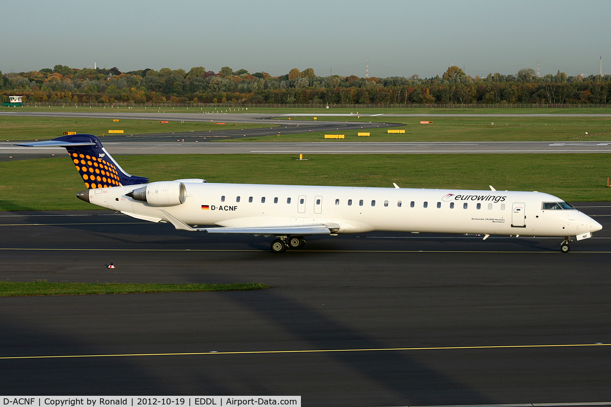 D-ACNF, 2009 Bombardier CRJ-900 (CL-600-2D24) C/N 15243, at dus
