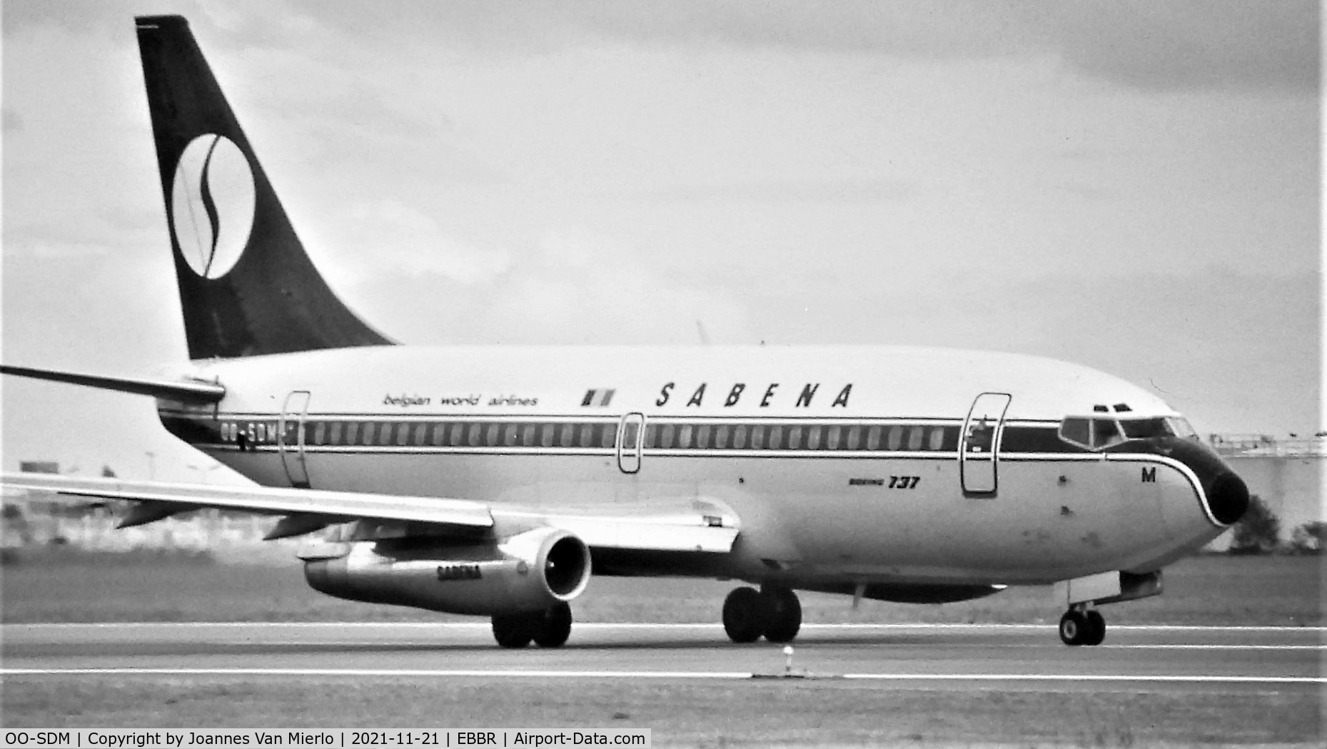 OO-SDM, 1975 Boeing 737-229 C/N 21137, Slide scan