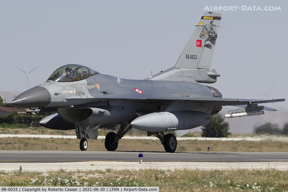 88-0033, TAI (Turkish Aerospace Industries) F-16C Fighting Falcon C/N 4R-35, Anatolian Eagle 2021