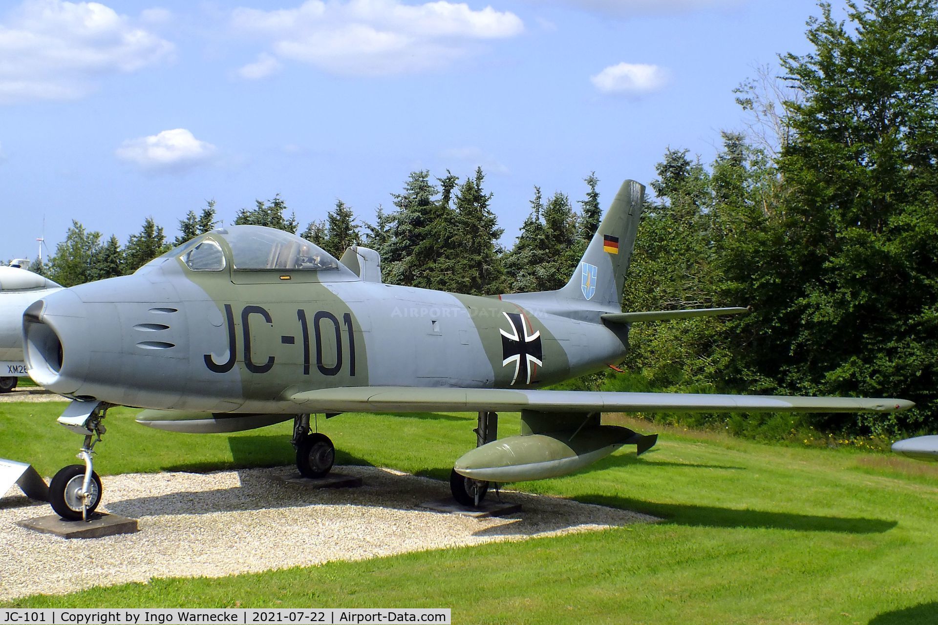 JC-101, Canadair CL-13B Sabre 6 C/N S6-1696, Canadair CL-13B Sabre 6 (F-86) at the Flugausstellung P. Junior, Hermeskeil