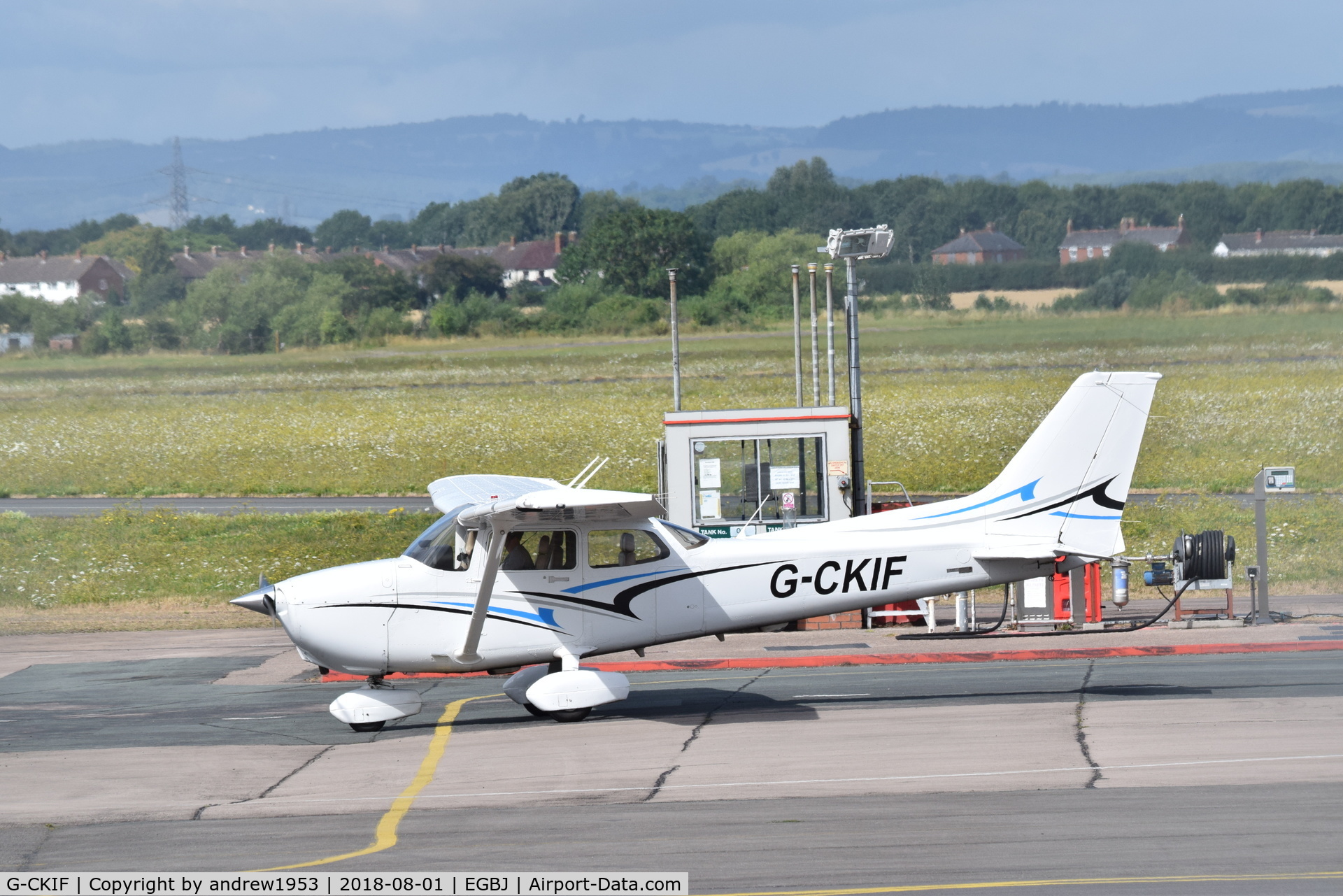 G-CKIF, 2013 Cessna 172S C/N 172S11291, G-CKIF at Gloucestershire Airport.
