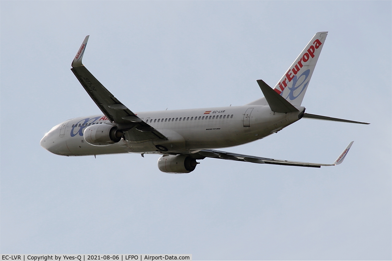 EC-LVR, 2013 Boeing 737-85P C/N 36593, Boeing 737-85P, Climbing from rwy 24, Paris Orly Airport (LFPO-ORY)